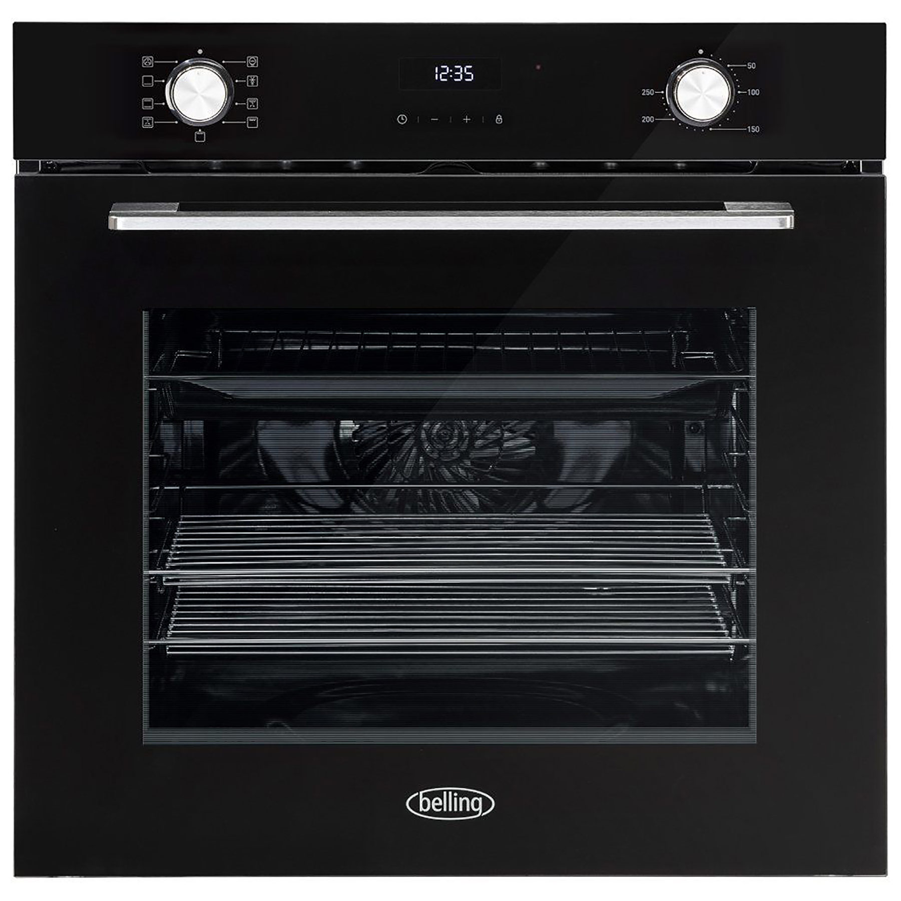 Belling 444411400 Built In Electric Single Oven in Black 72L