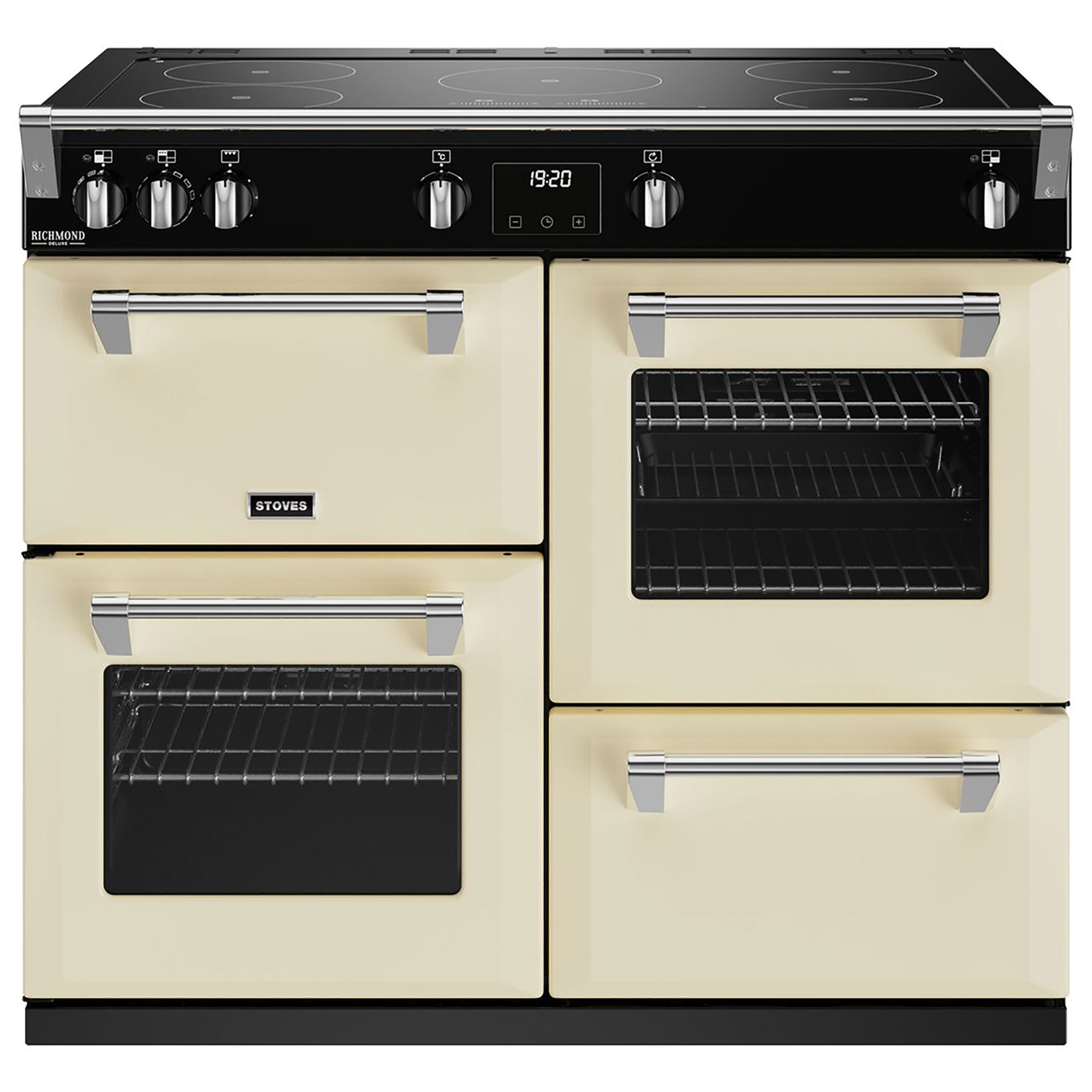 Image of Stoves 444411447 100cm Wide Richmond Deluxe Induction Range Cooker in