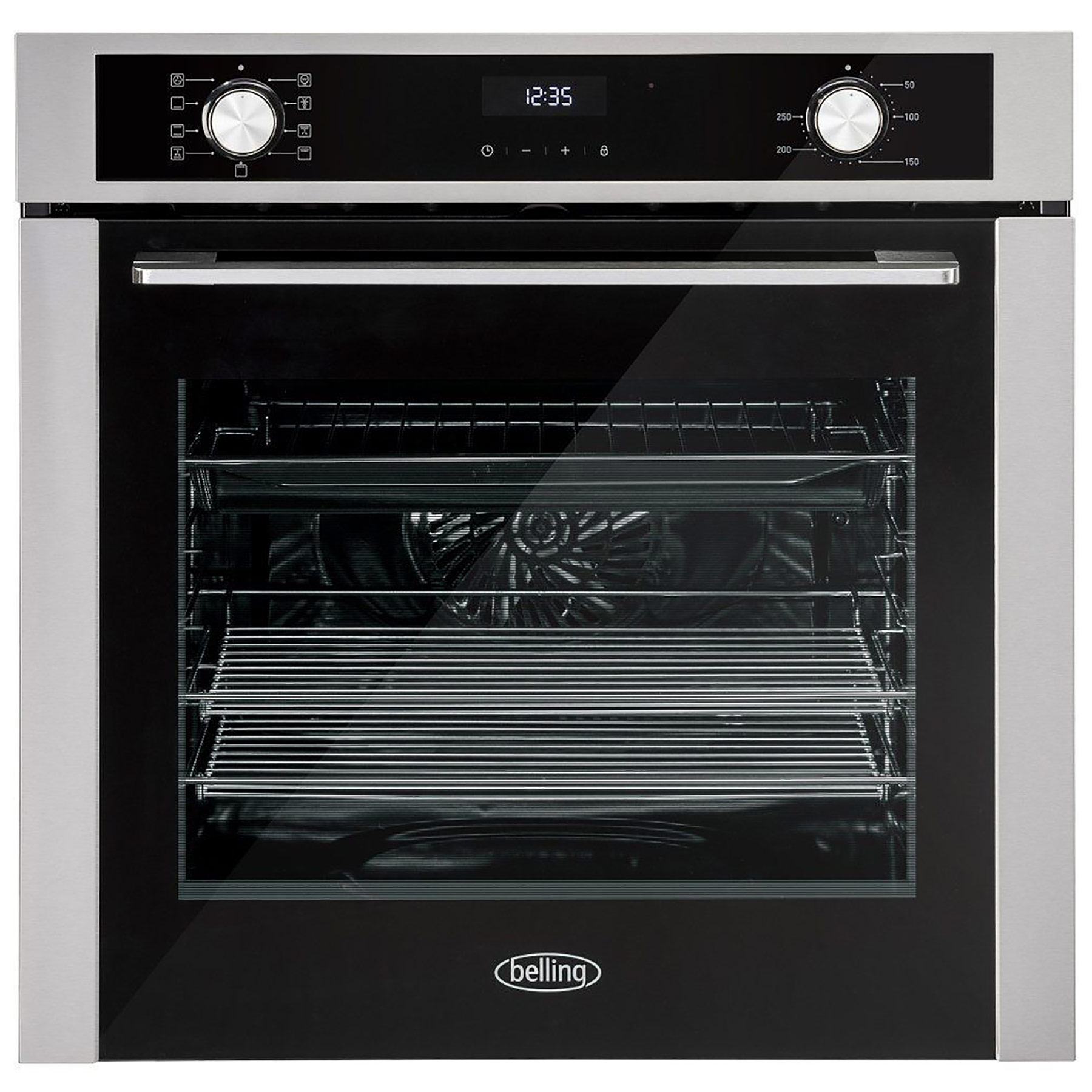 Belling 444411627 Built In Electric Single Oven in St Steel 72L A Rate