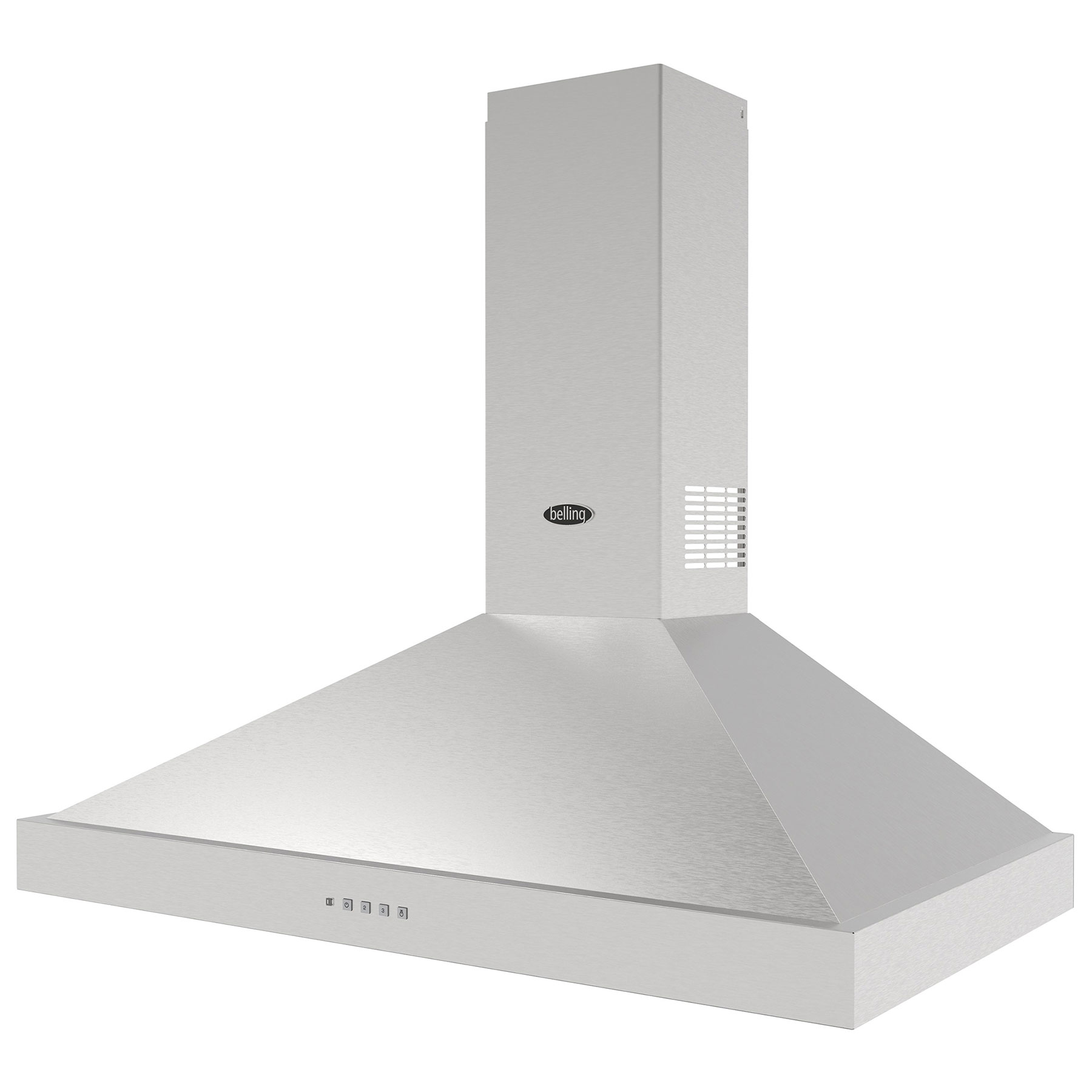 Belling 444411668 90cm COOKCENTRE Pyramid Chimney Hood in Stainless St, photo 3