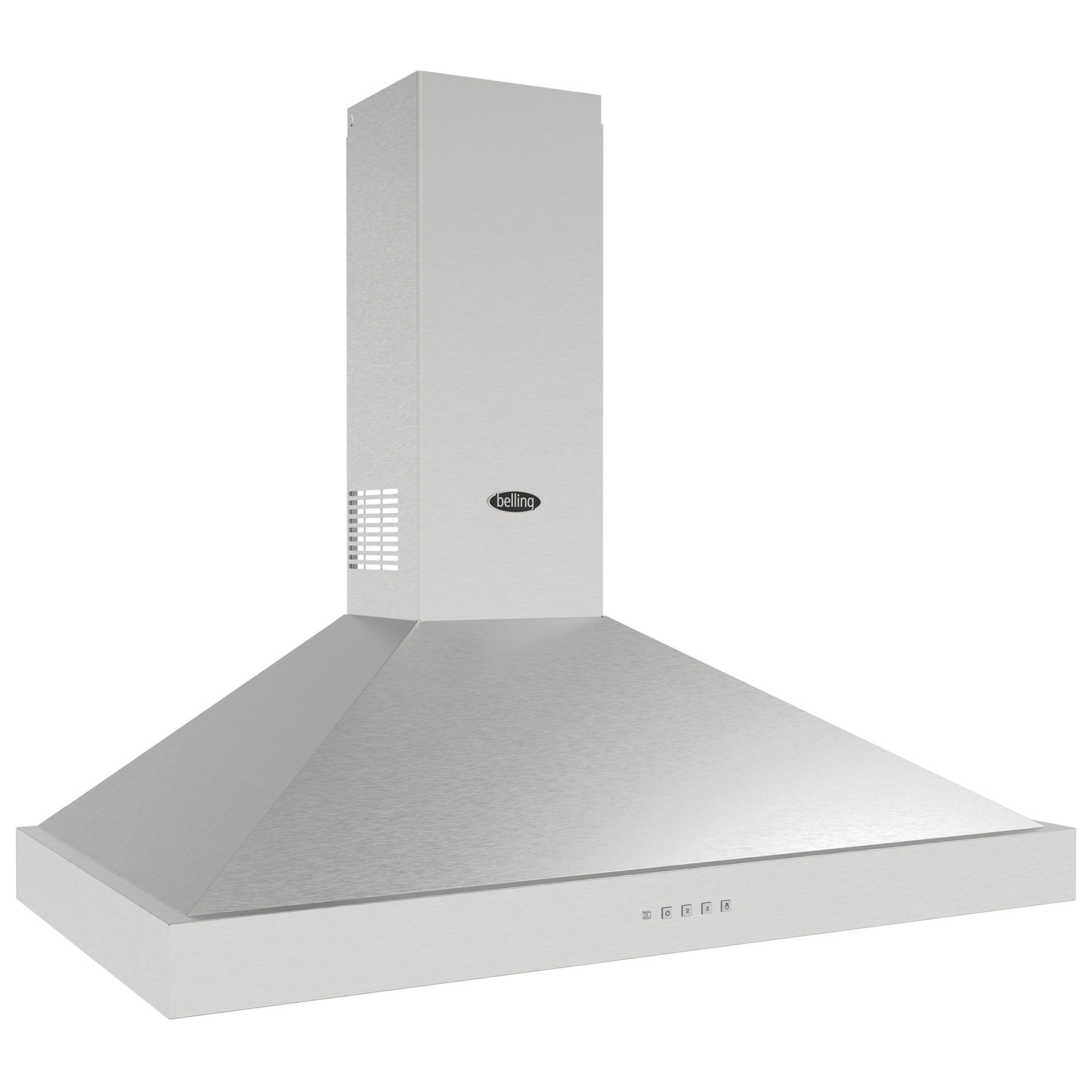 Belling 444411668 90cm COOKCENTRE Pyramid Chimney Hood in Stainless St, photo 4
