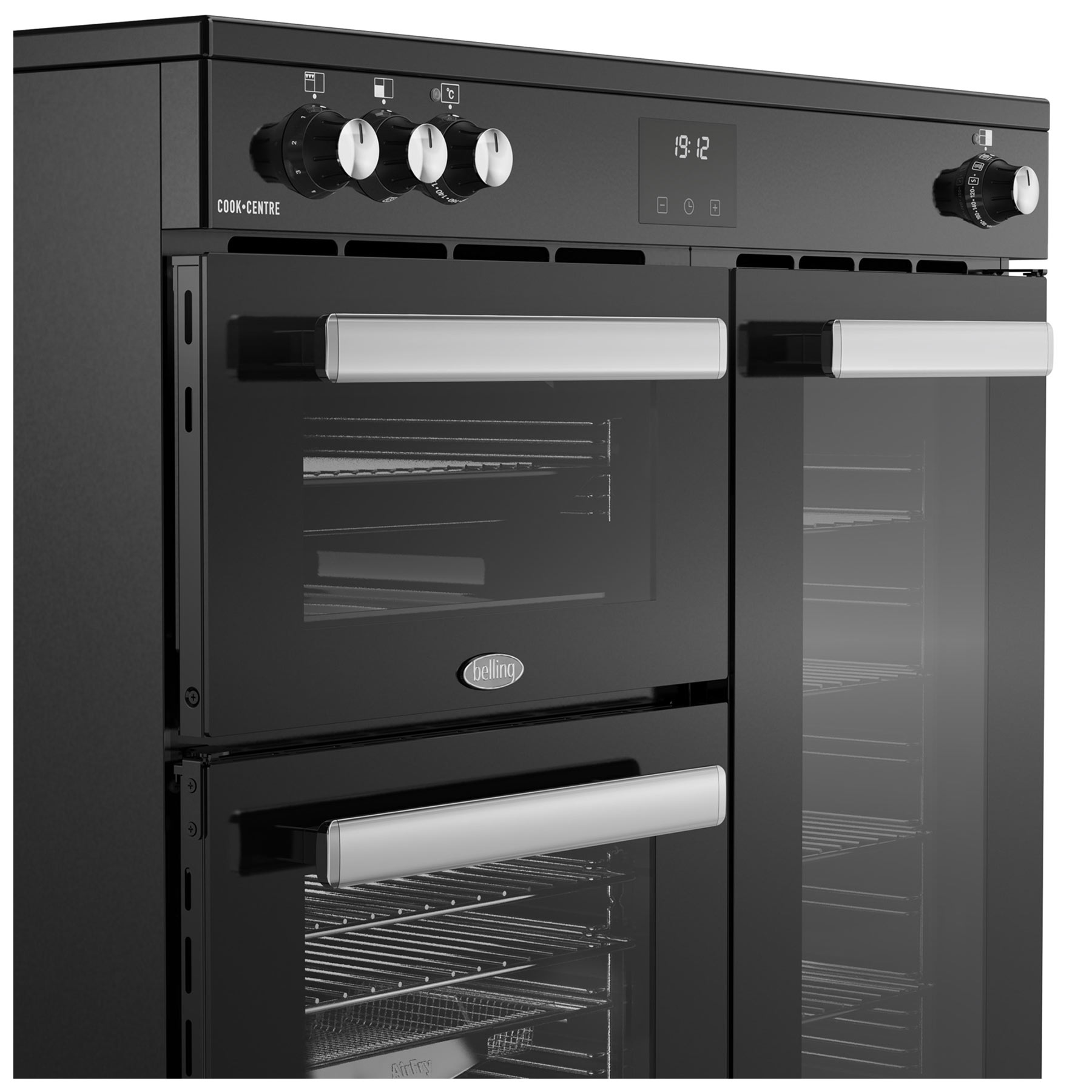Belling 444411795 90cm Wide Cookcentre Induction Range Cooker in Black, photo 4