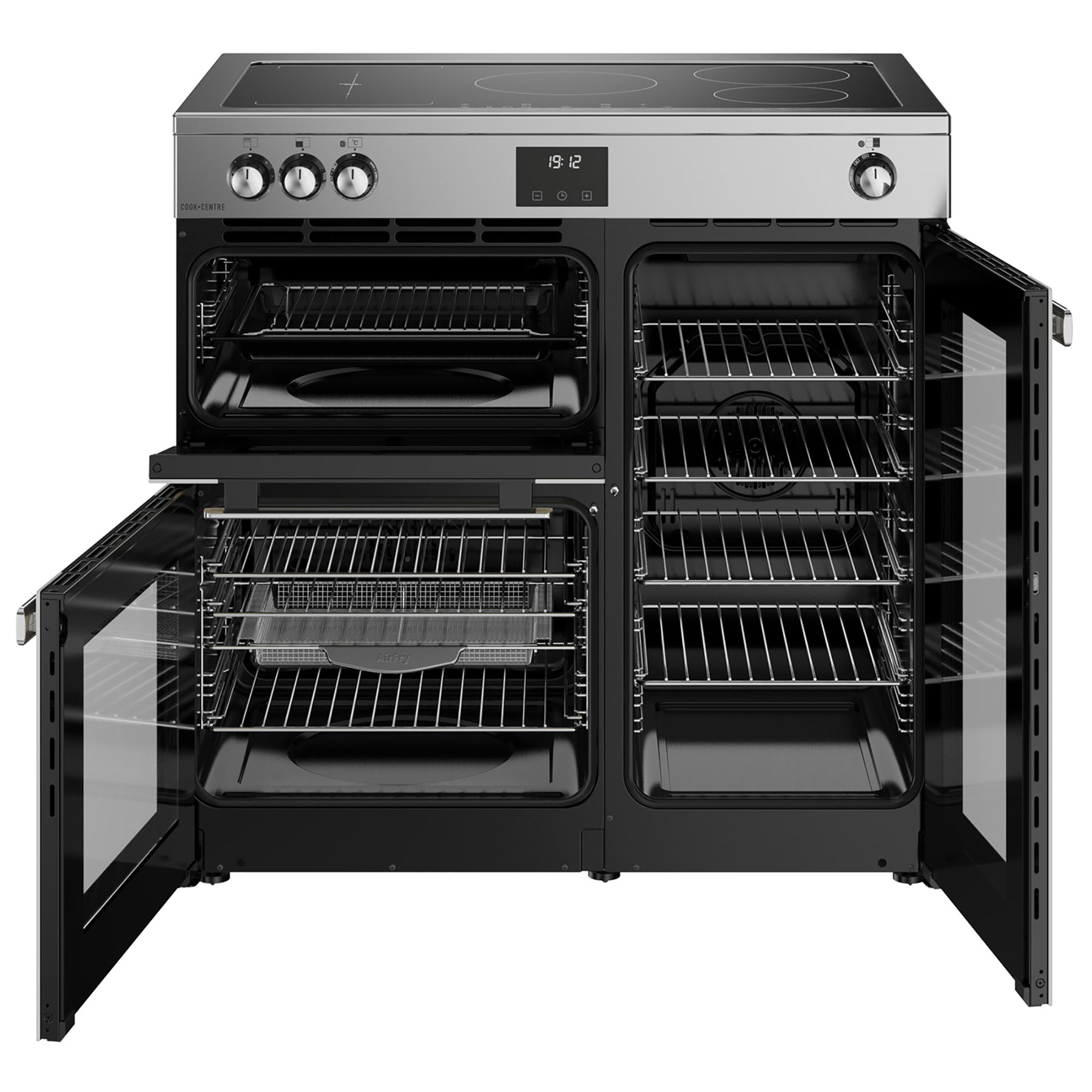 Belling 444411796 90cm Wide Cookcentre Induction Range Cooker in Stain, photo 2