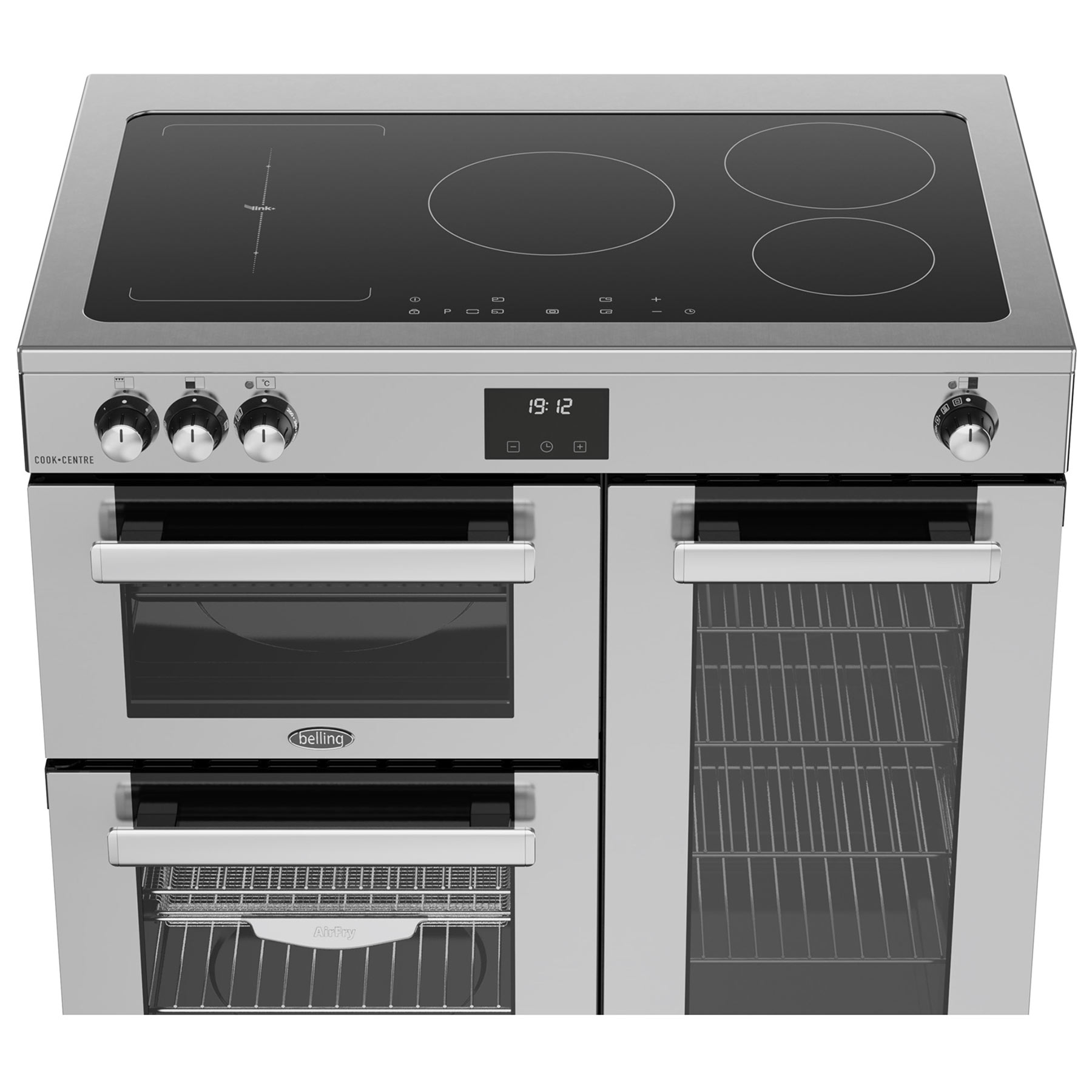 Belling 444411796 90cm Wide Cookcentre Induction Range Cooker in Stain, photo 5