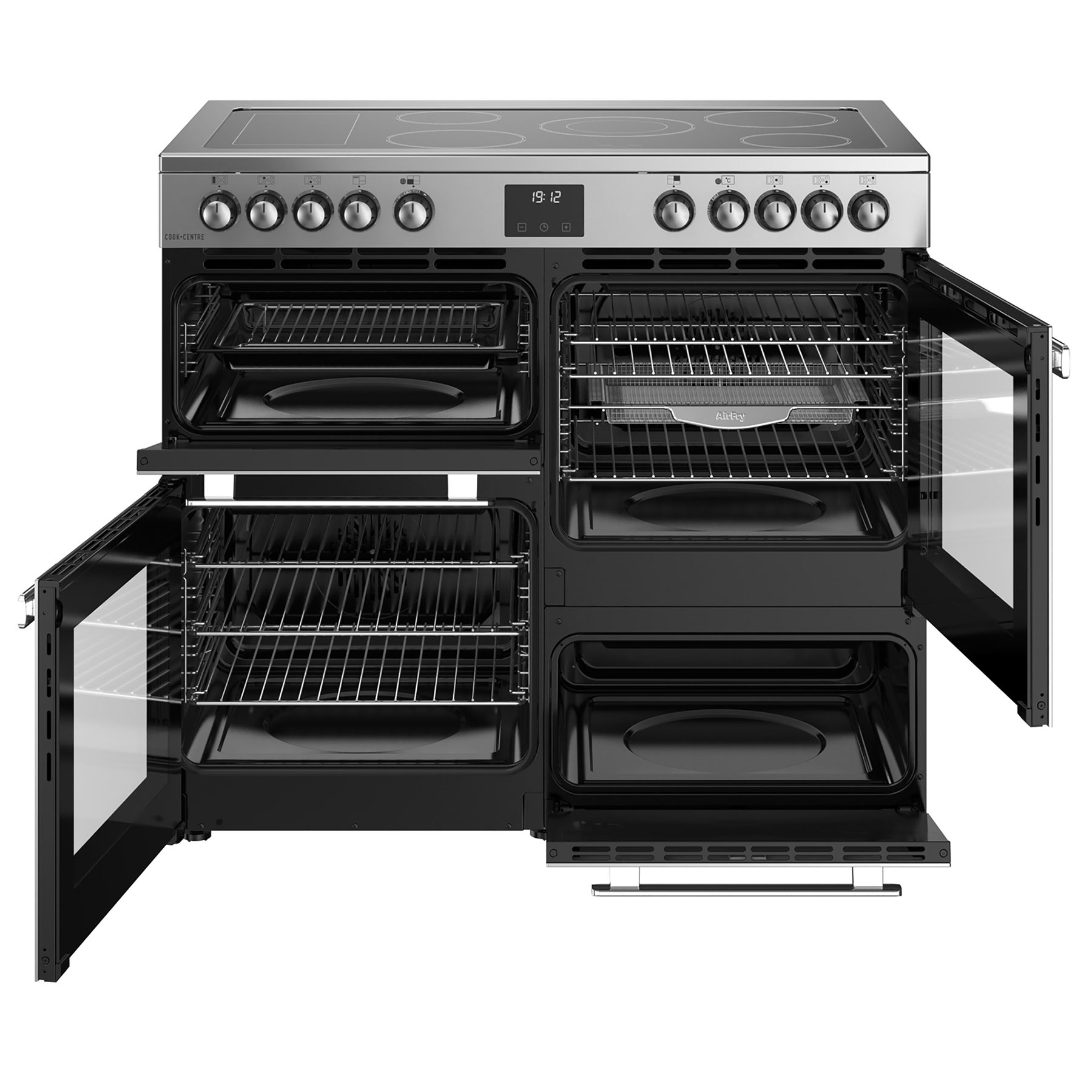 Belling 444411798 100cm Wide Cookcentre Ceramic Range Cooker in Stainl, photo 2