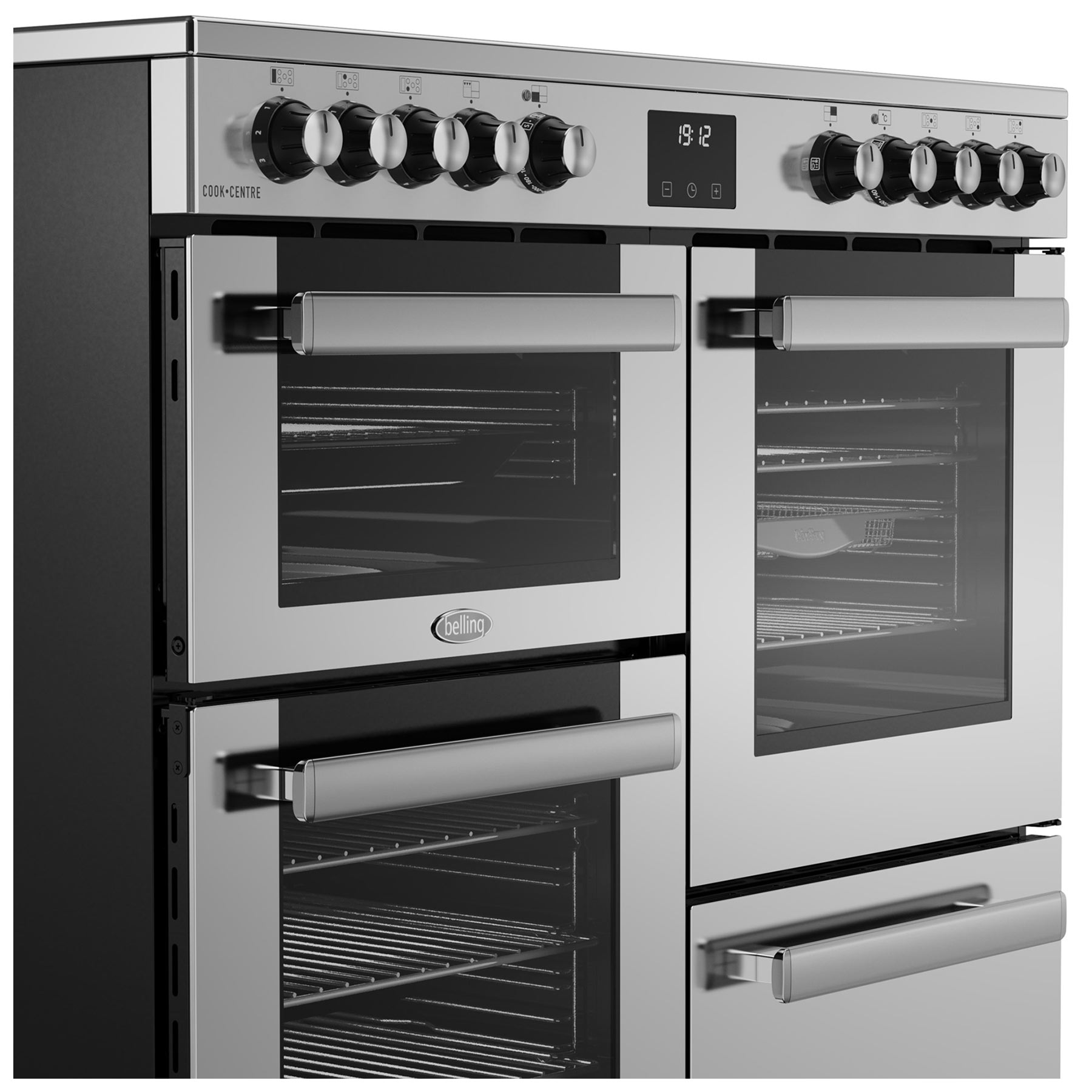 Belling 444411798 100cm Wide Cookcentre Ceramic Range Cooker in Stainl, photo 4