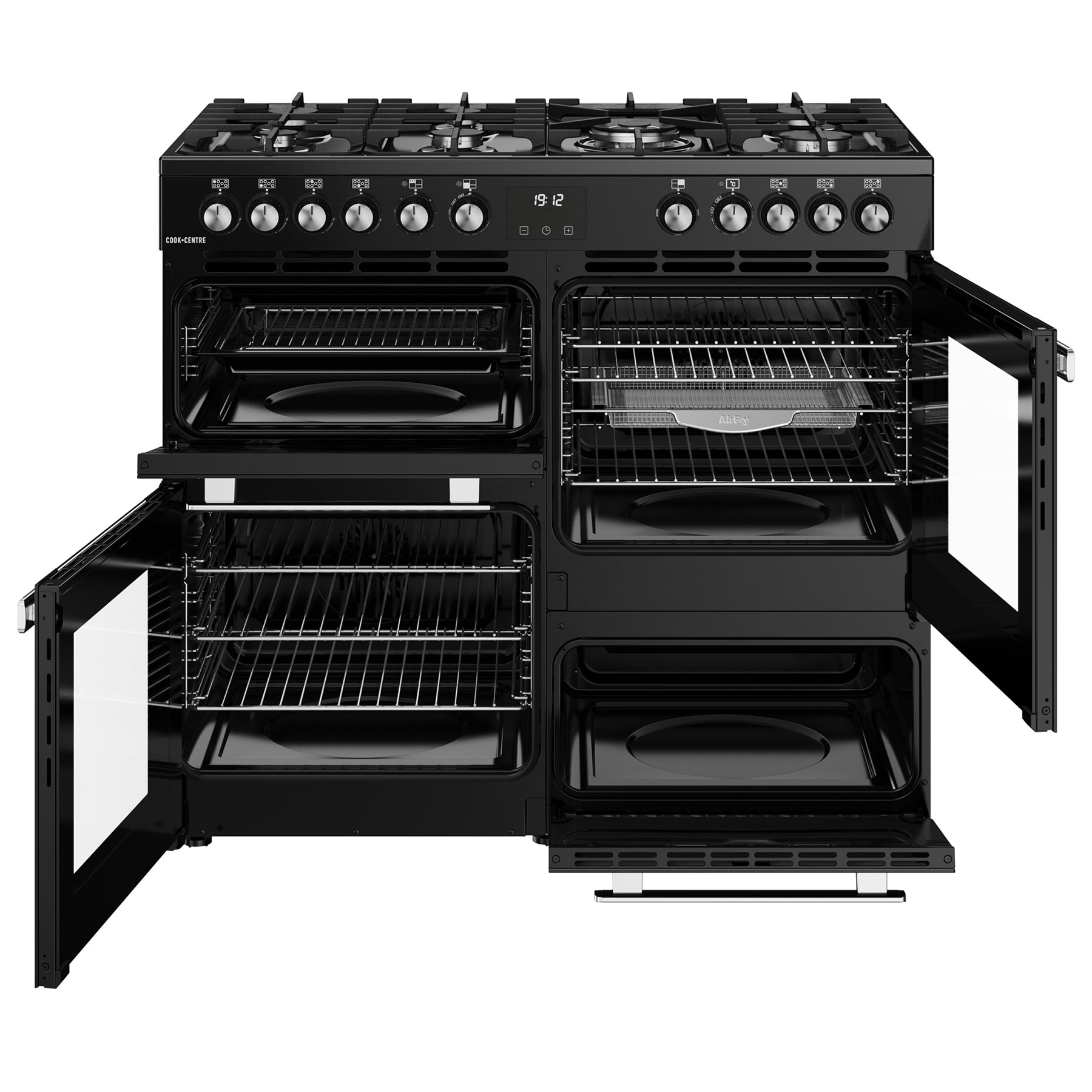 Belling 444411799 100cm Wide Cookcentre Dual Fuel Range Cooker in Blac, photo 2