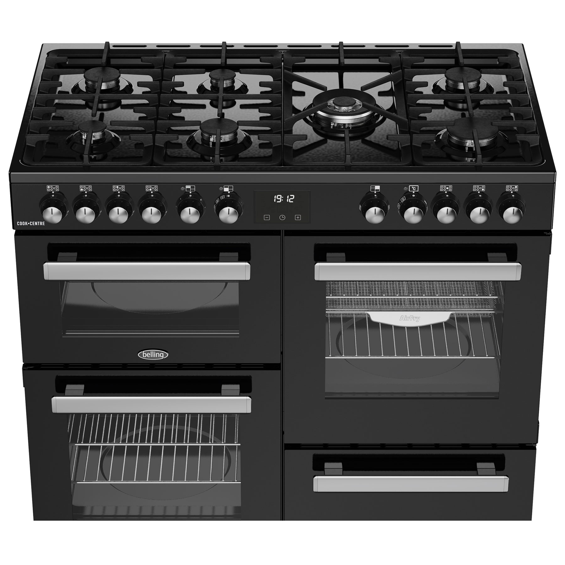Belling 444411799 100cm Wide Cookcentre Dual Fuel Range Cooker in Blac, photo 5