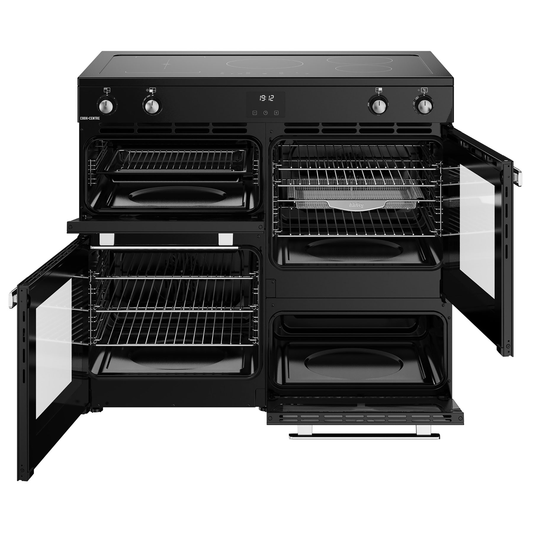 Belling 444411801 100cm Wide Cookcentre Induction Range Cooker in Blac, photo 2
