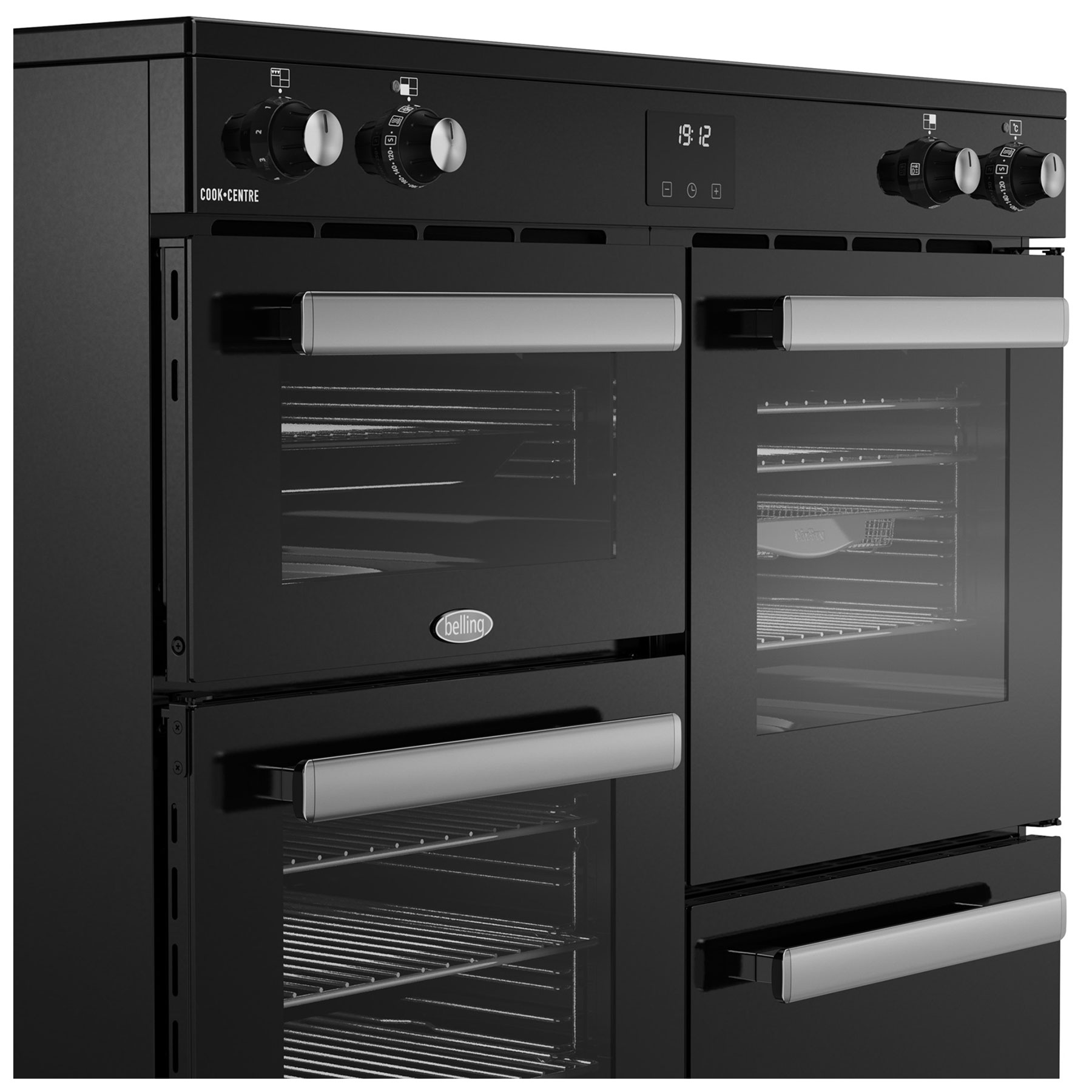 Belling 444411801 100cm Wide Cookcentre Induction Range Cooker in Blac, photo 4
