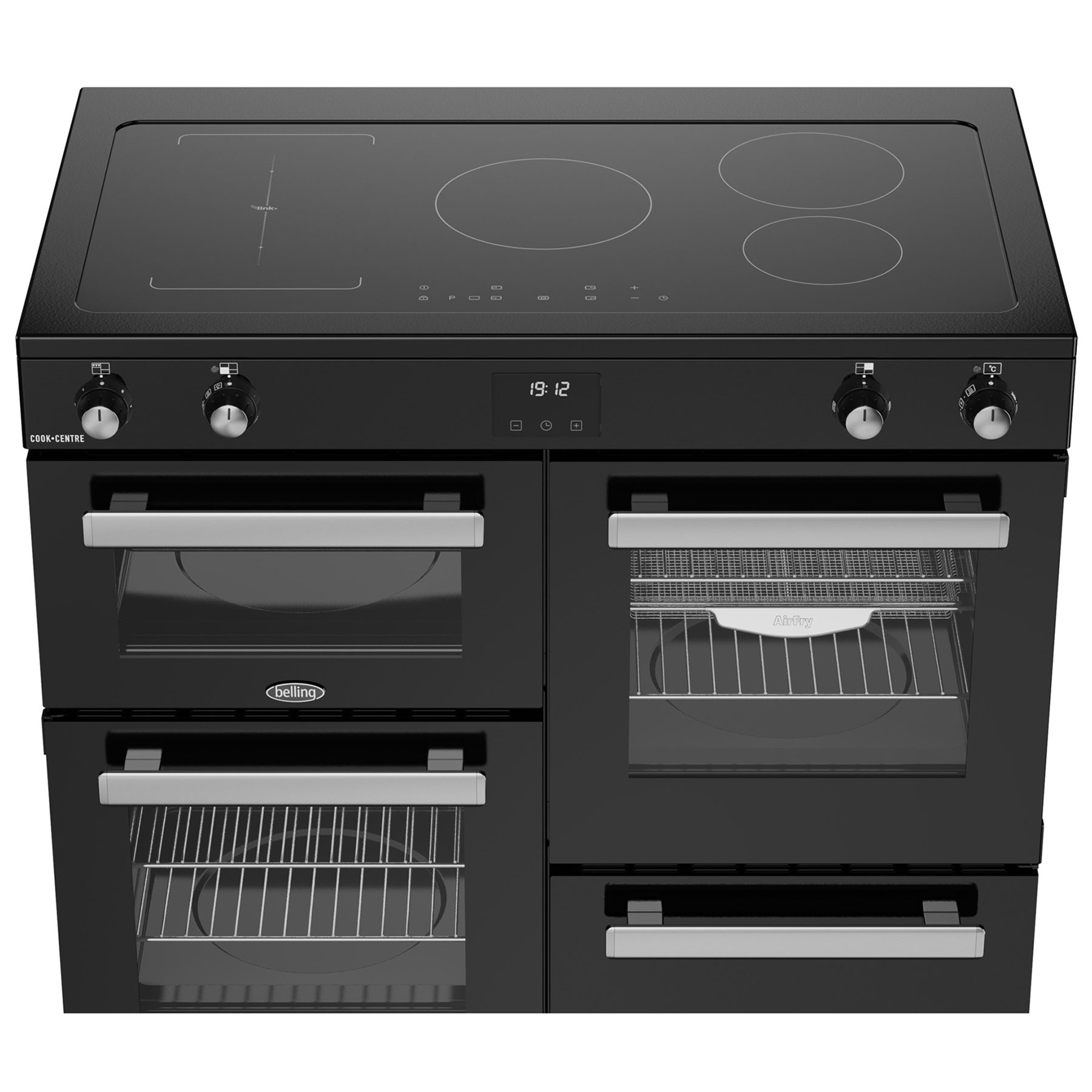 Belling 444411801 100cm Wide Cookcentre Induction Range Cooker in Blac, photo 5