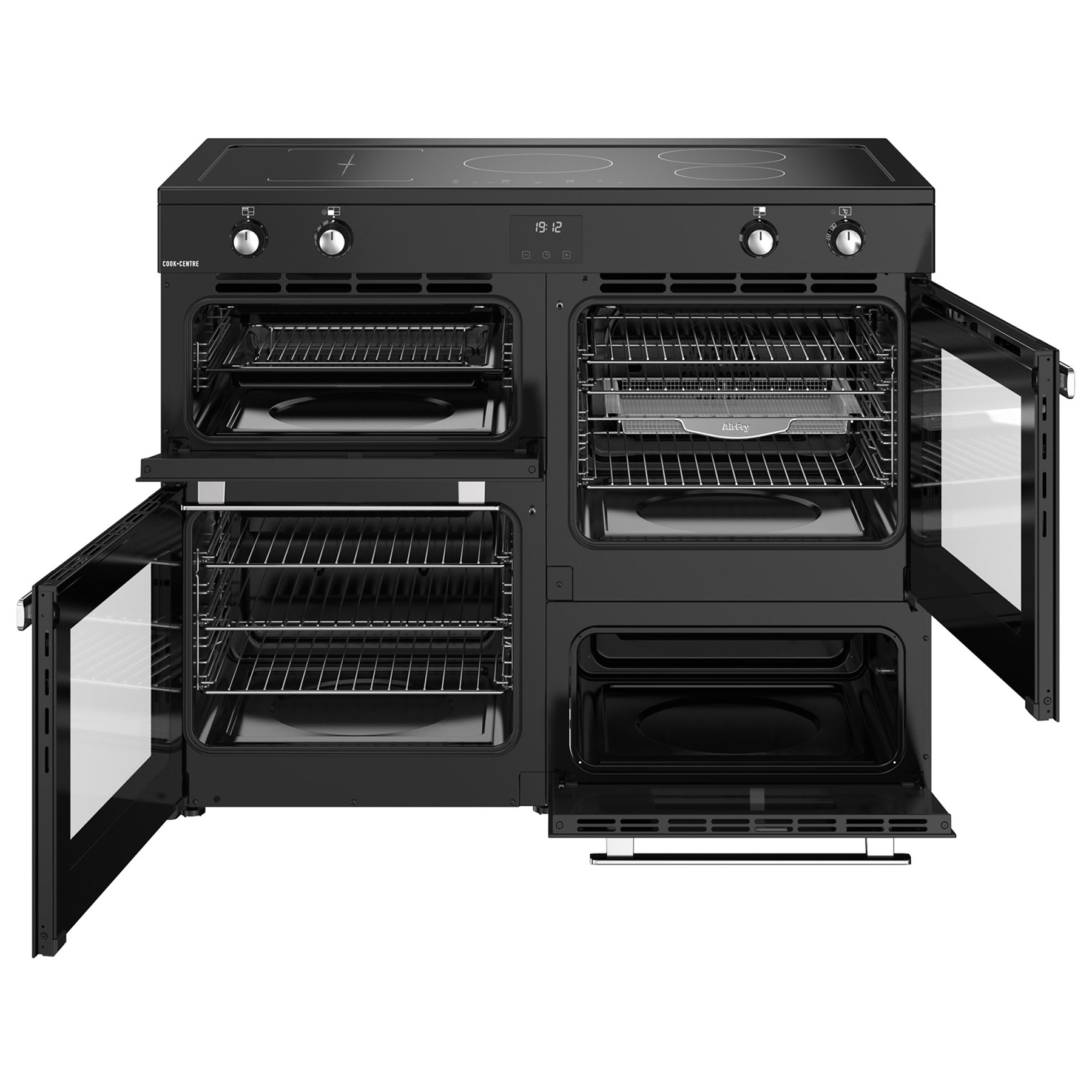 Belling 444411807 110cm Wide Cookcentre Induction Range Cooker in Blac, photo 2