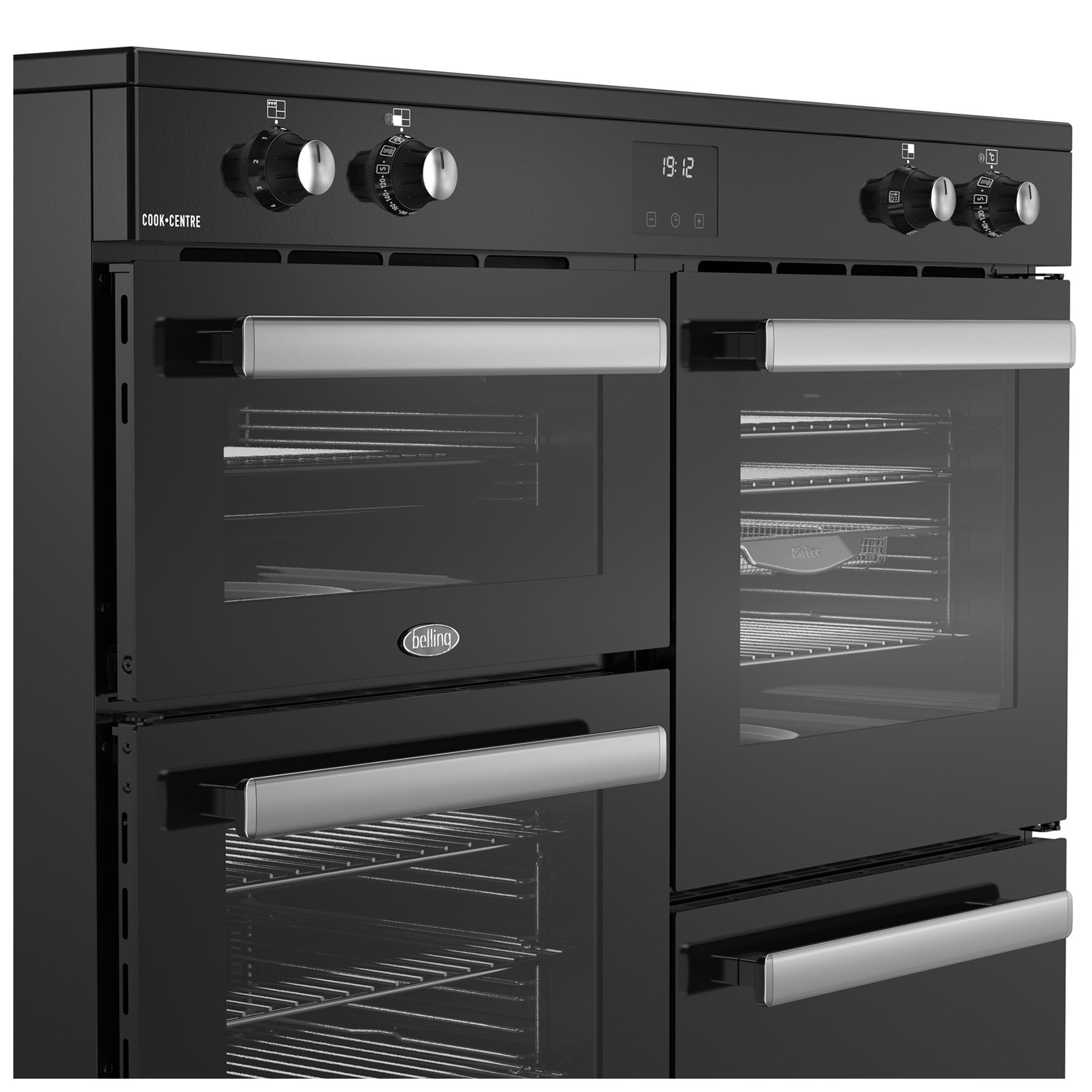 Belling 444411807 110cm Wide Cookcentre Induction Range Cooker in Blac, photo 4