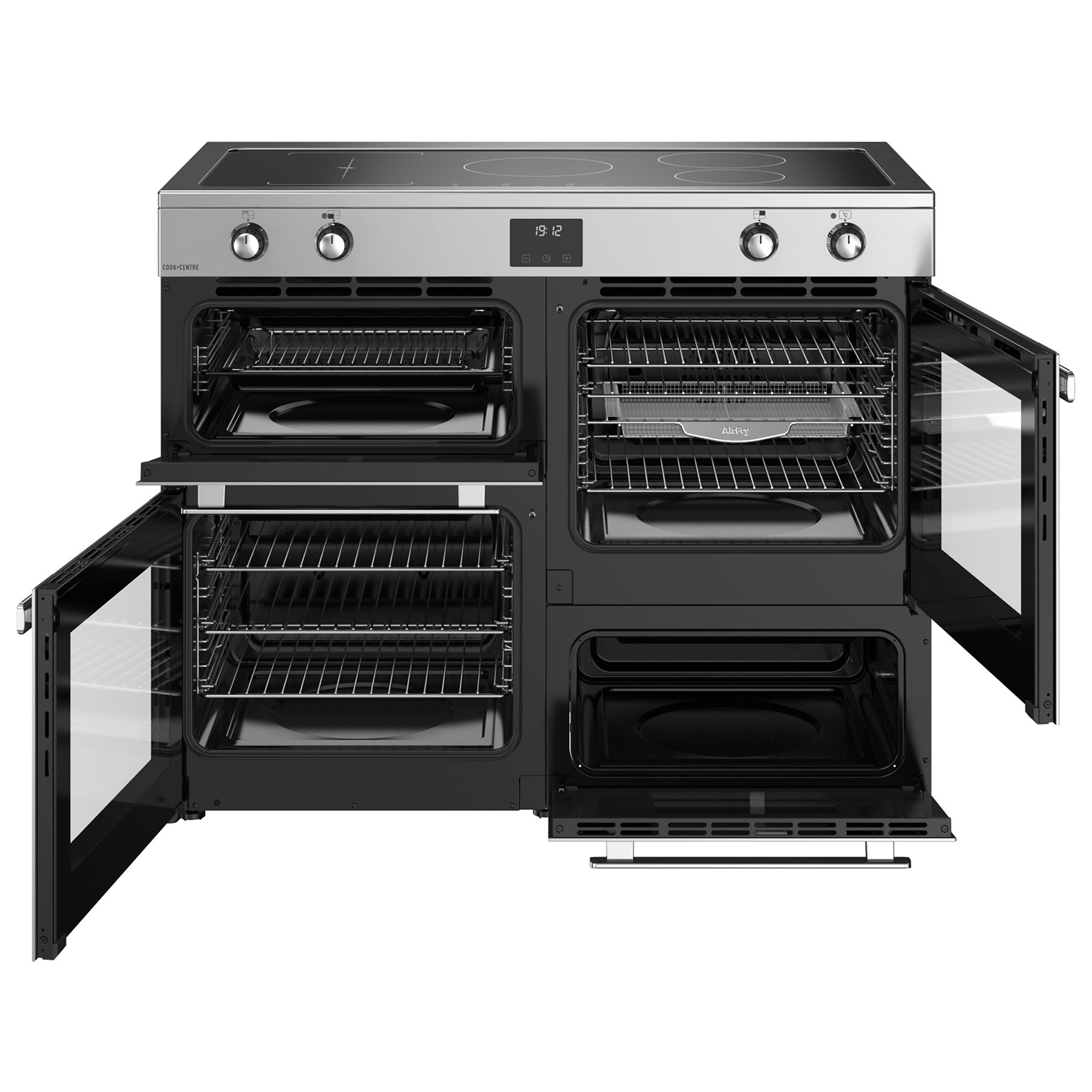 Belling 444411808 110cm Wide Cookcentre Induction Range Cooker in Stai, photo 2