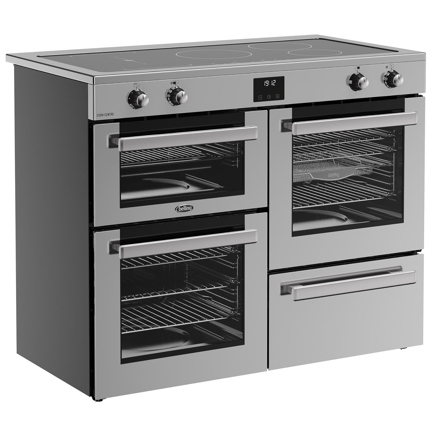 Belling 444411808 110cm Wide Cookcentre Induction Range Cooker in Stai, photo 3