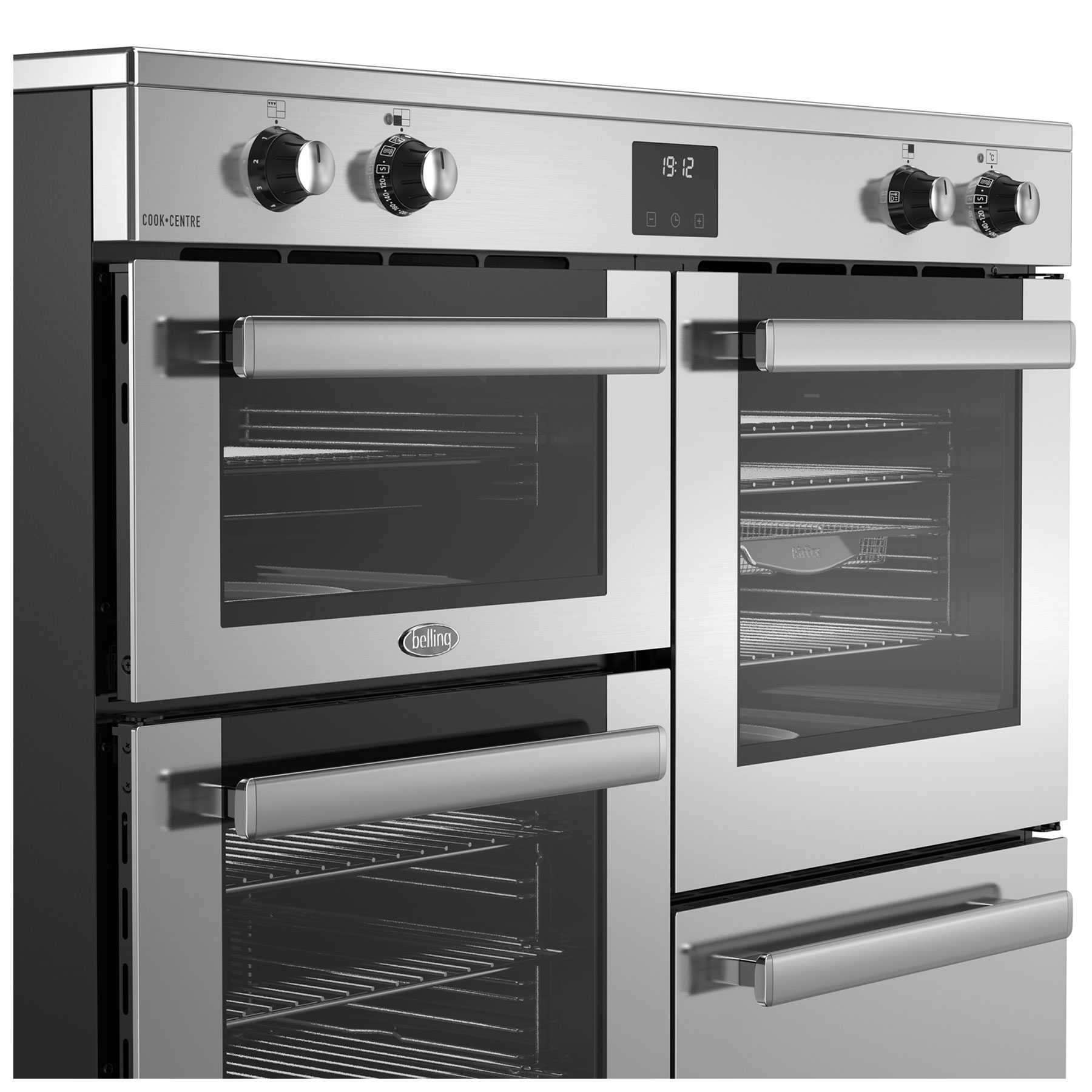 Belling 444411808 110cm Wide Cookcentre Induction Range Cooker in Stai, photo 4