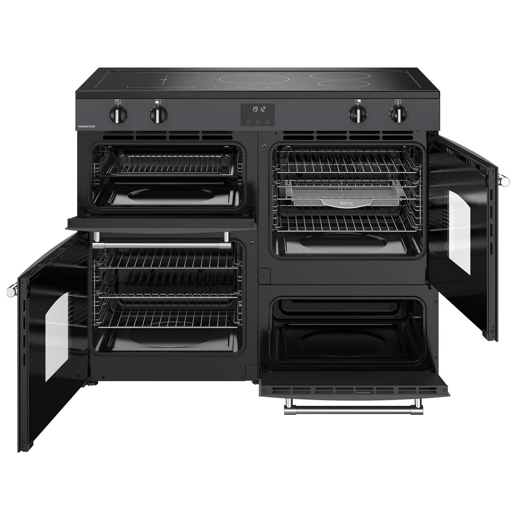 Belling 444411840 110cm Wide Farmhouse Induction Range Cooker in Anthr, photo 2