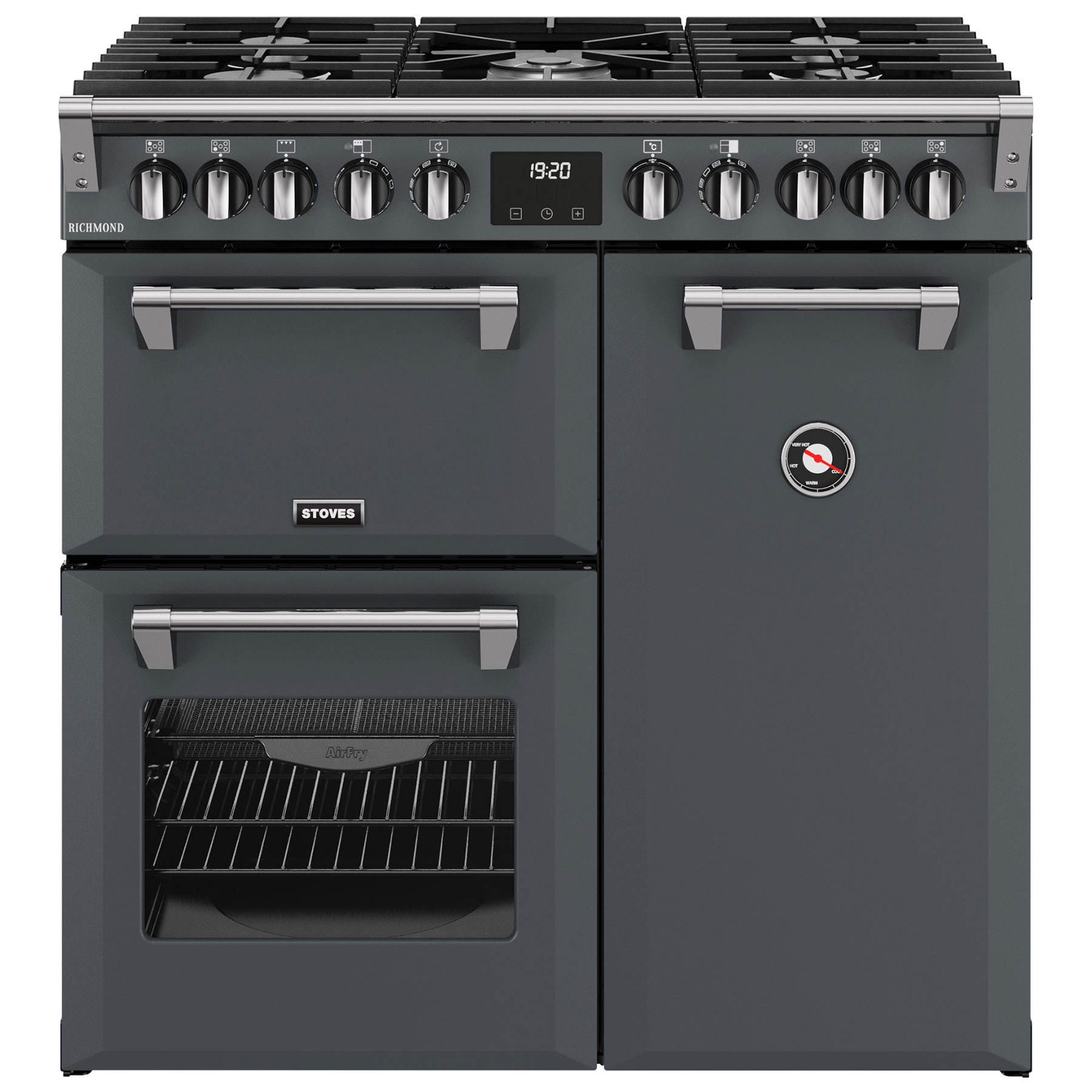 Image of Stoves 444411849 90cm Wide Richmond Dual Fuel Range Cooker in Anthraci