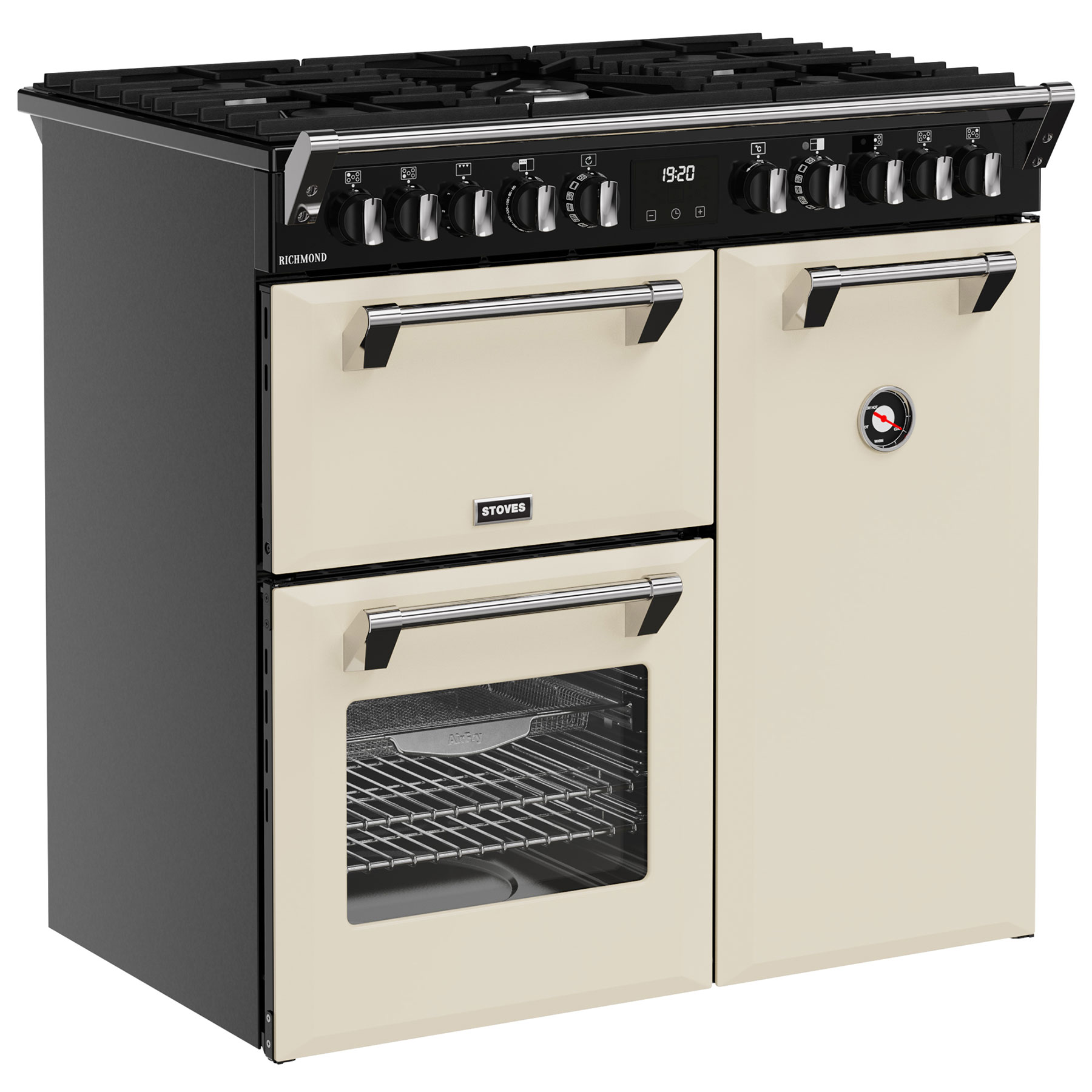 Stoves 444411851 90cm Wide Richmond Dual Fuel Range Cooker in Cream, photo 3
