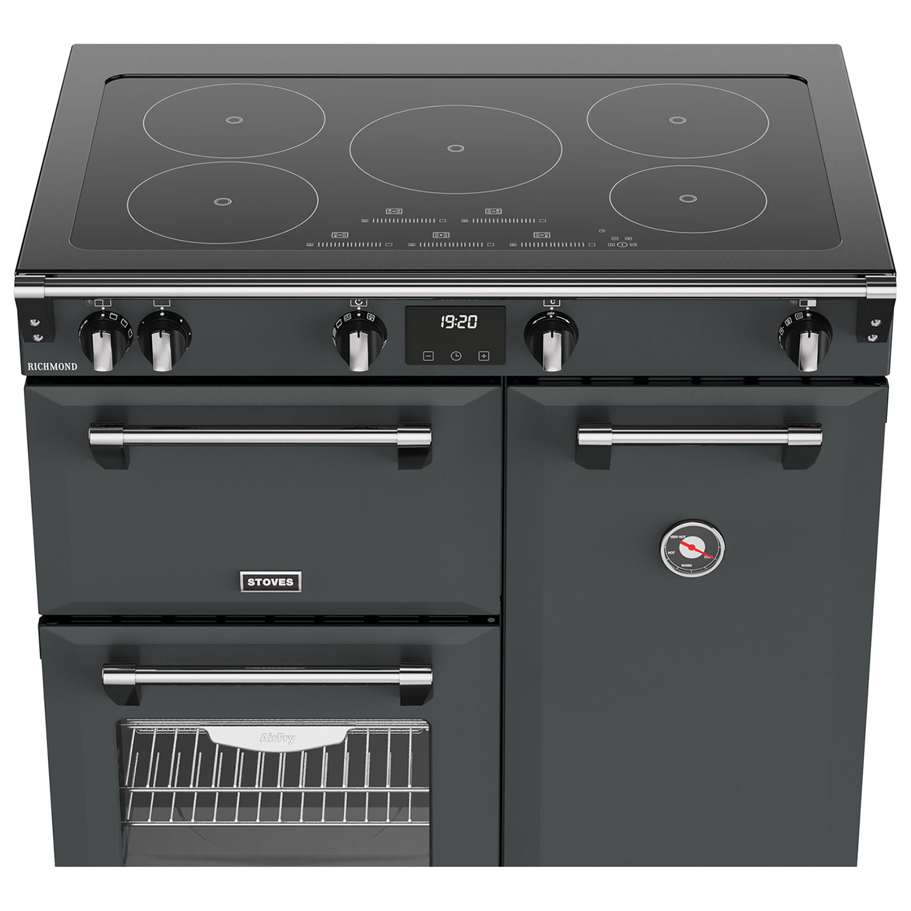 Stoves 444411852 90cm Wide Richmond Induction Range Cooker in Anthraci, photo 5
