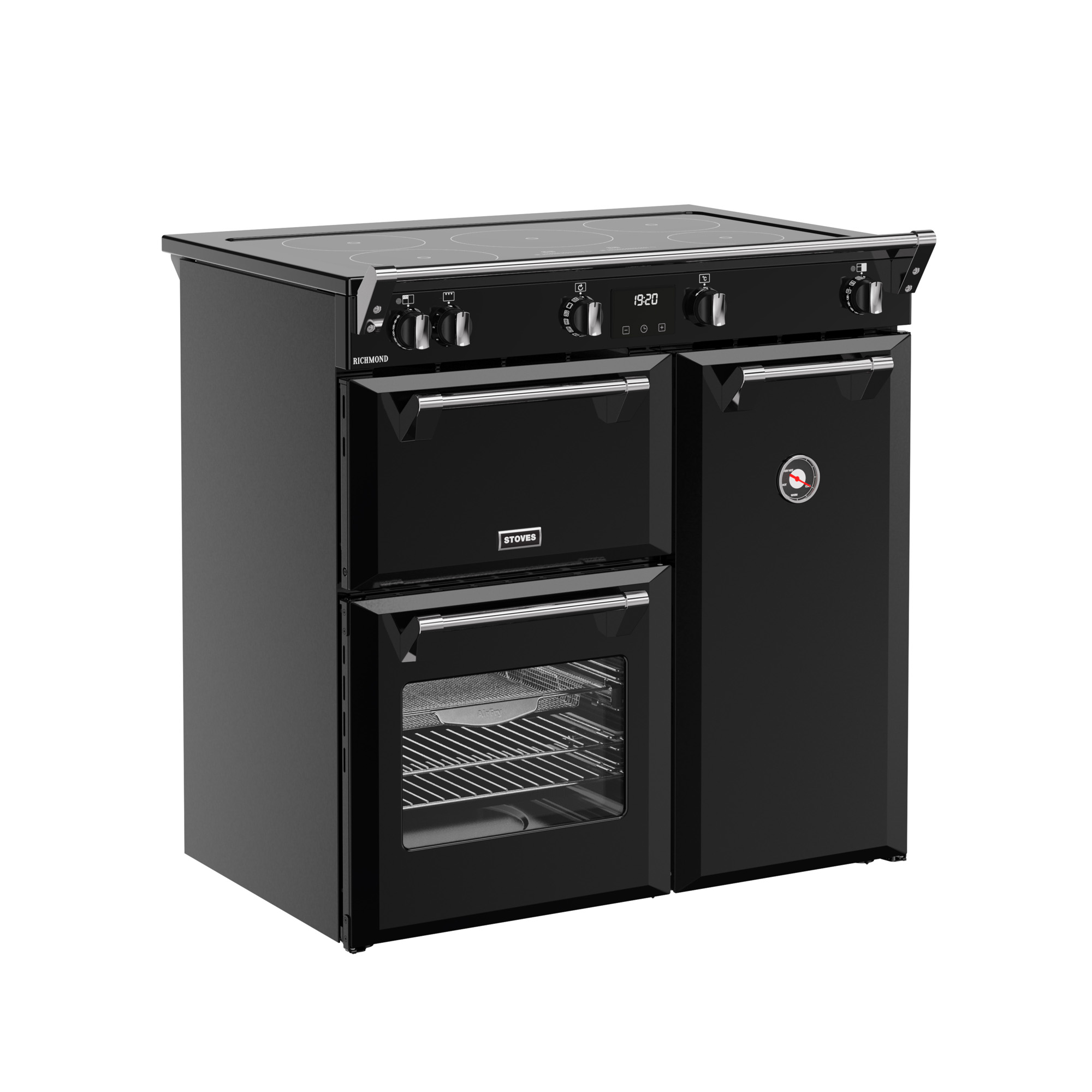 Stoves 444411853 90cm Wide Richmond Induction Range Cooker in Black, photo 3