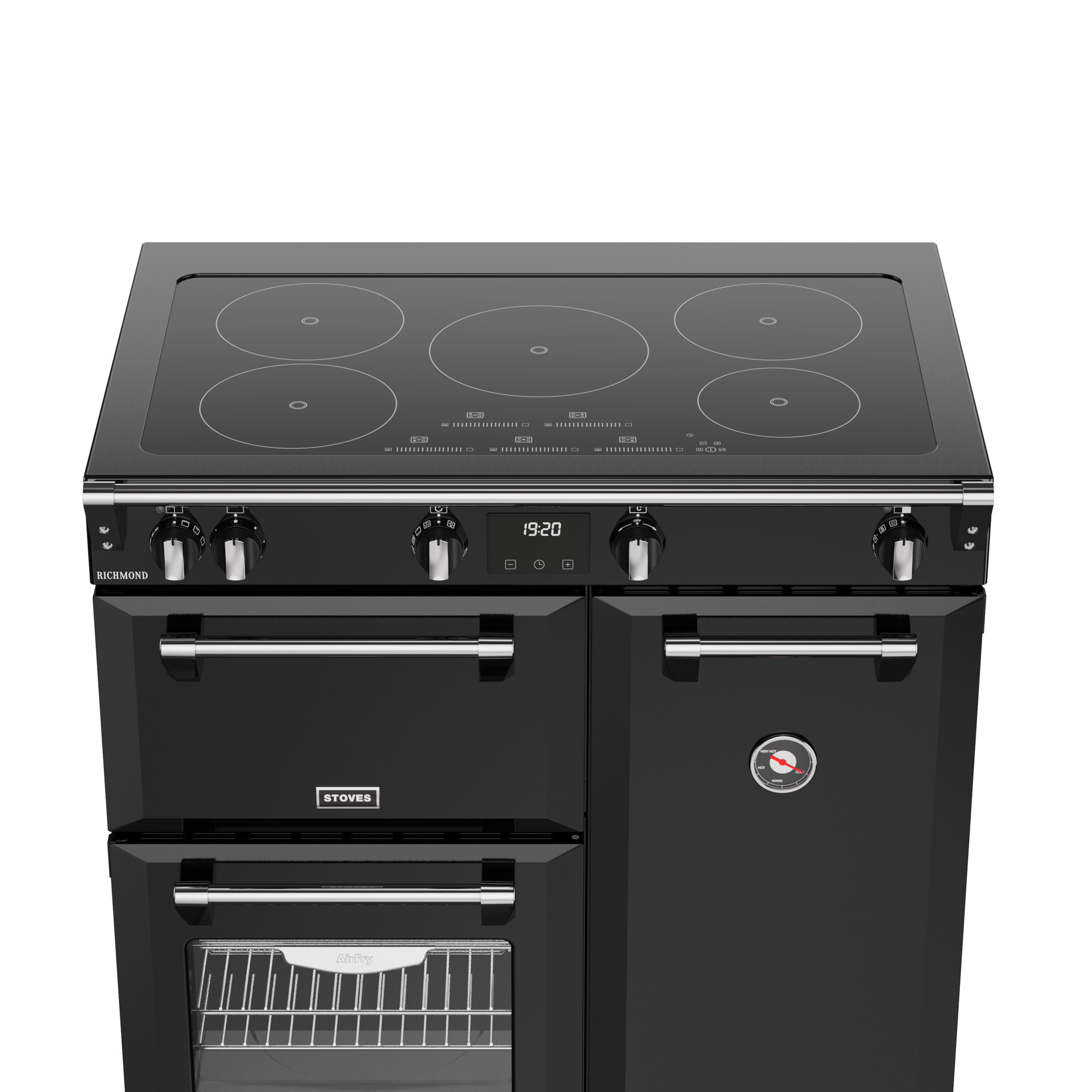 Stoves 444411853 90cm Wide Richmond Induction Range Cooker in Black, photo 5