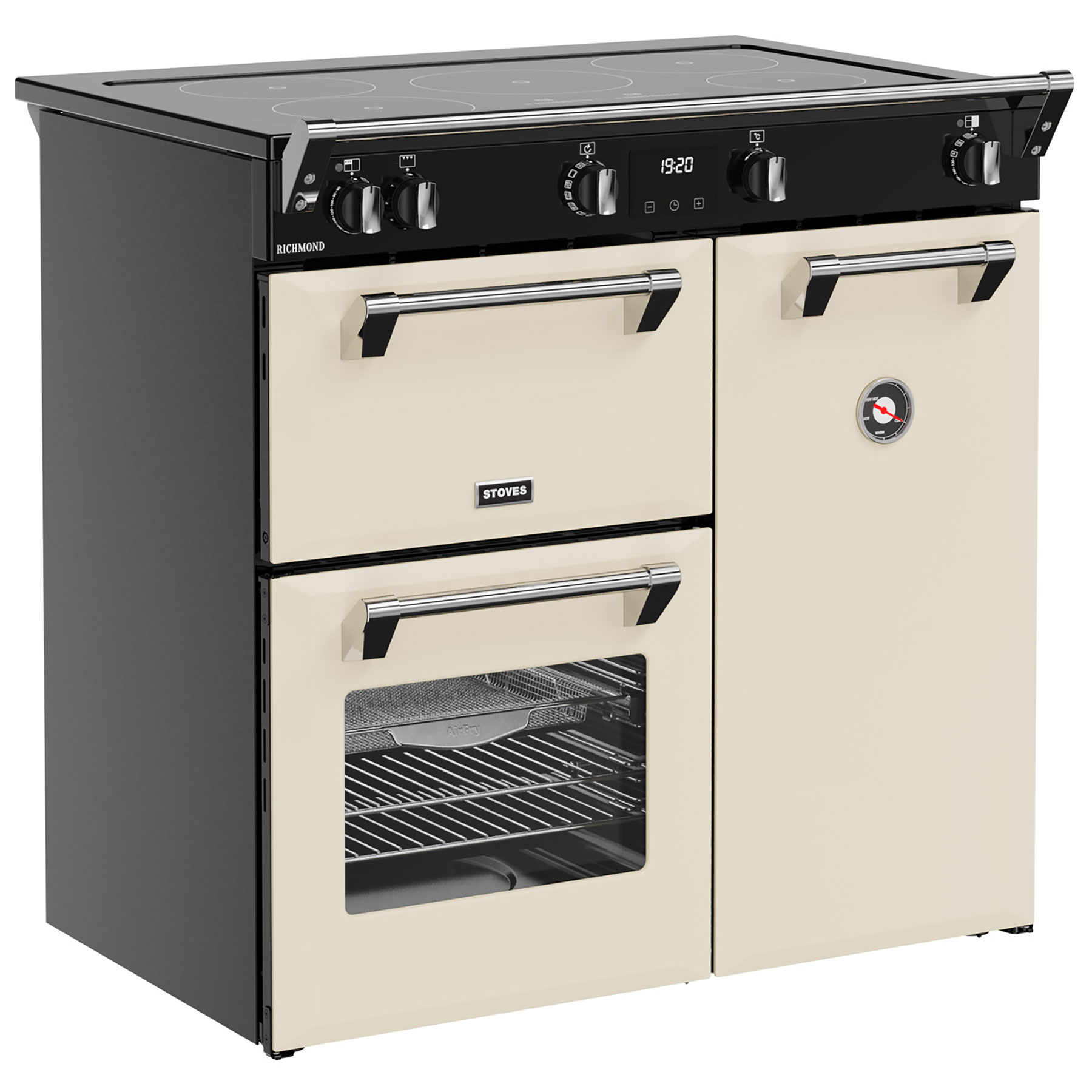 Stoves 444411854 90cm Wide Richmond Induction Range Cooker in Cream, photo 3