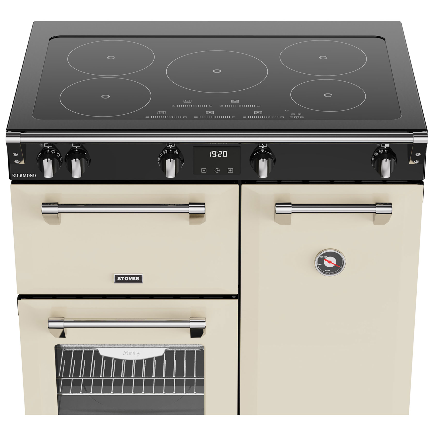 Stoves 444411854 90cm Wide Richmond Induction Range Cooker in Cream, photo 5