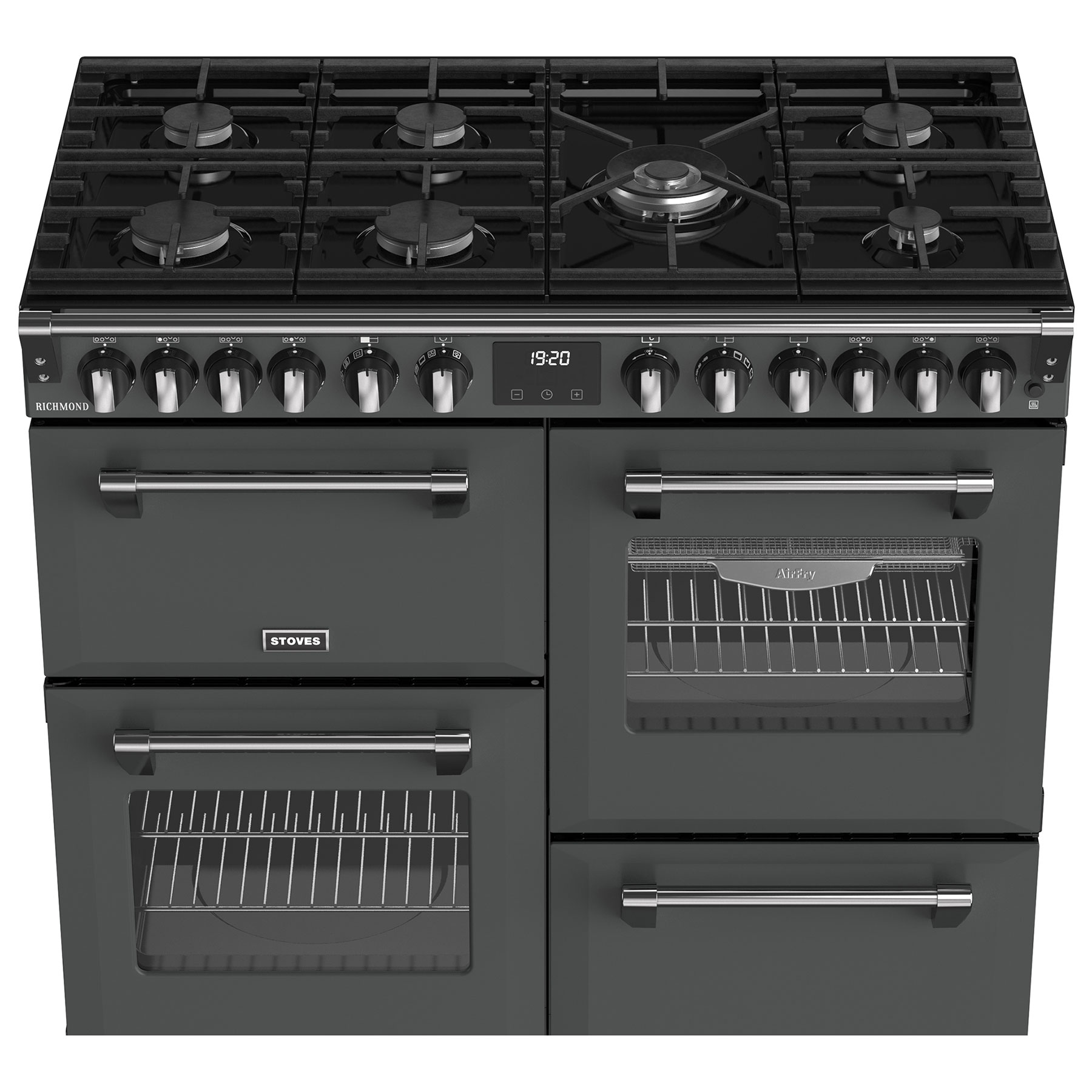 Stoves 444411855 100cm Wide Richmond Dual Fuel Range Cooker in Anthrac, photo 5