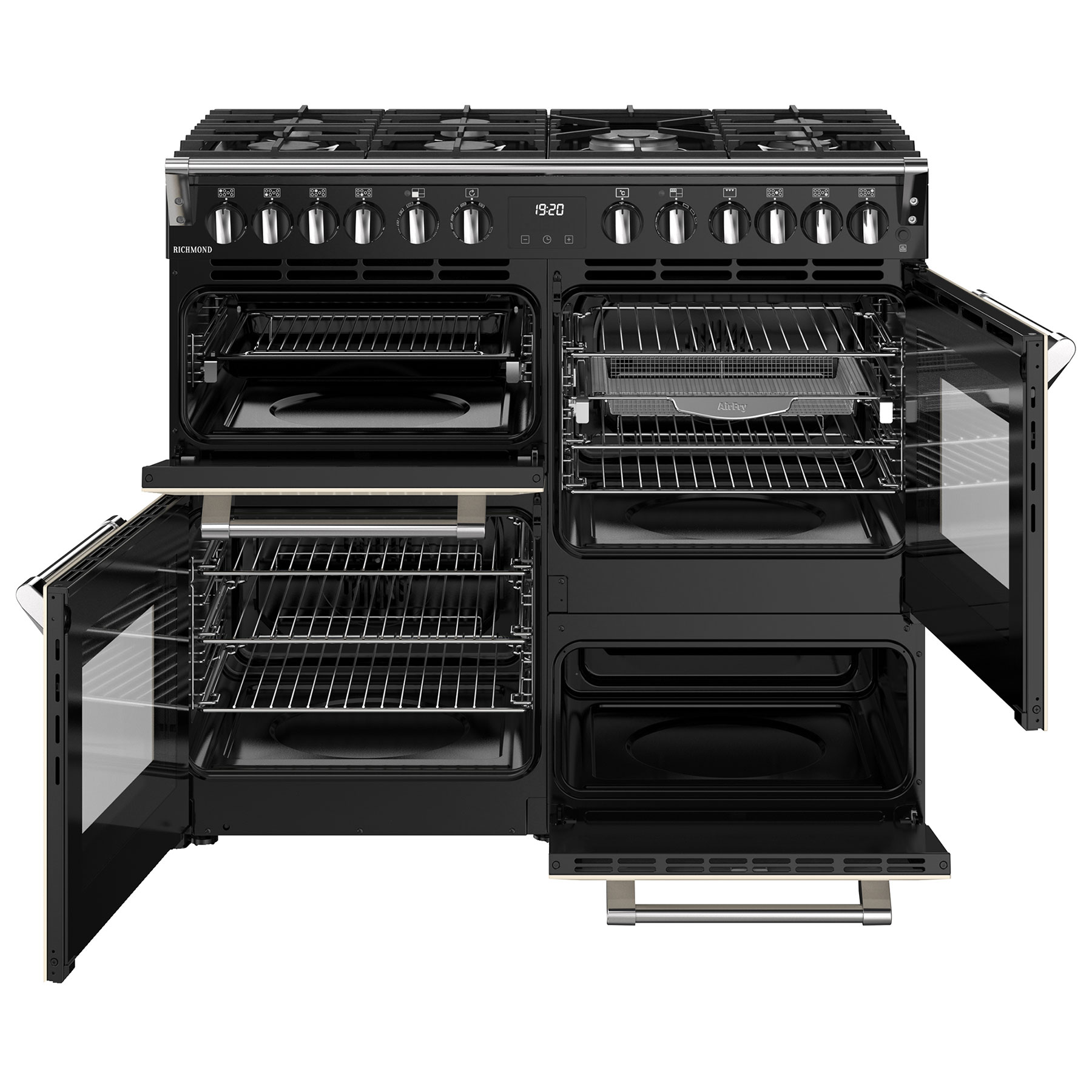 Stoves 444411857 100cm Wide Richmond Dual Fuel Range Cooker in Cream, photo 2