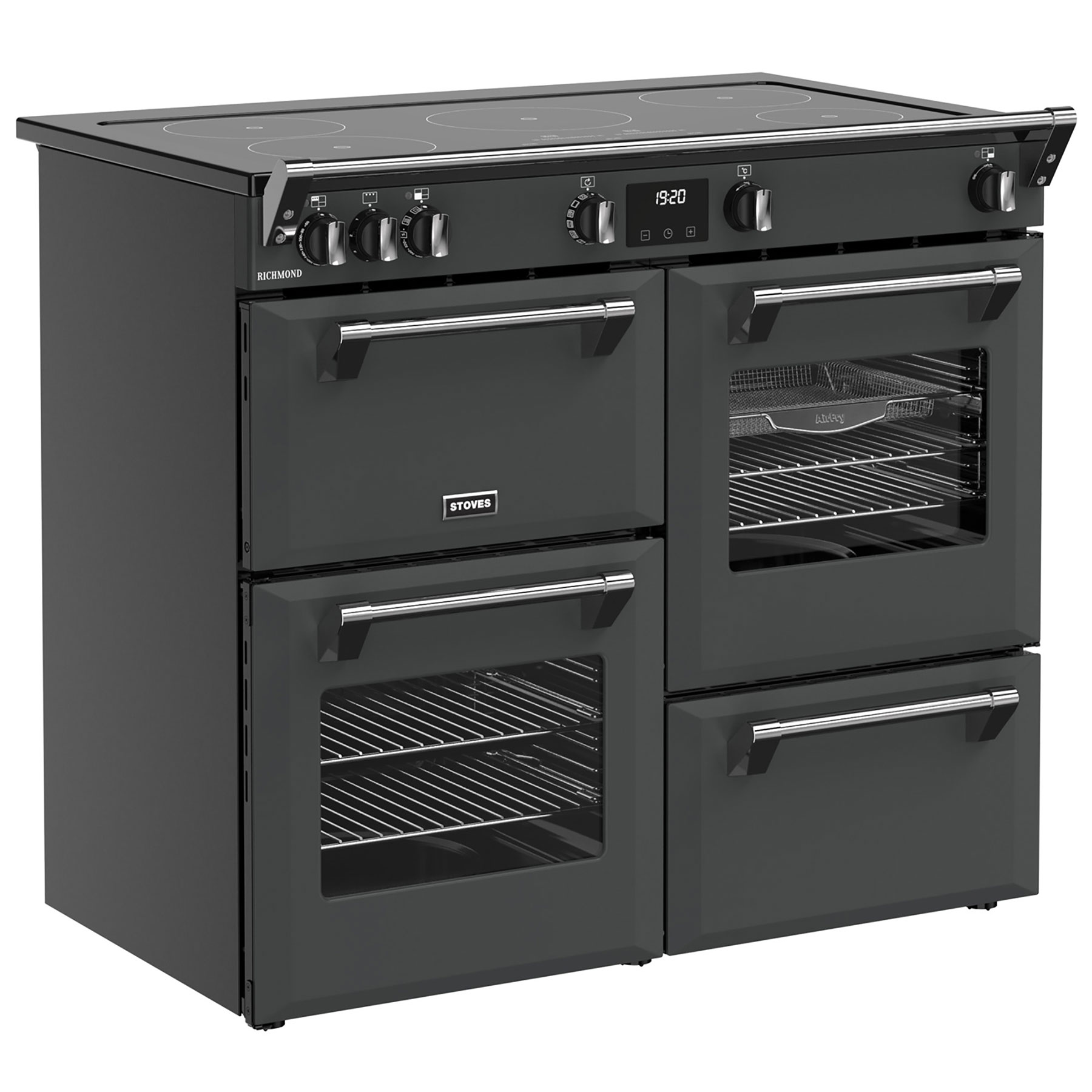 Stoves 444411858 100cm Wide Richmond Induction Range Cooker in Anthrac, photo 3