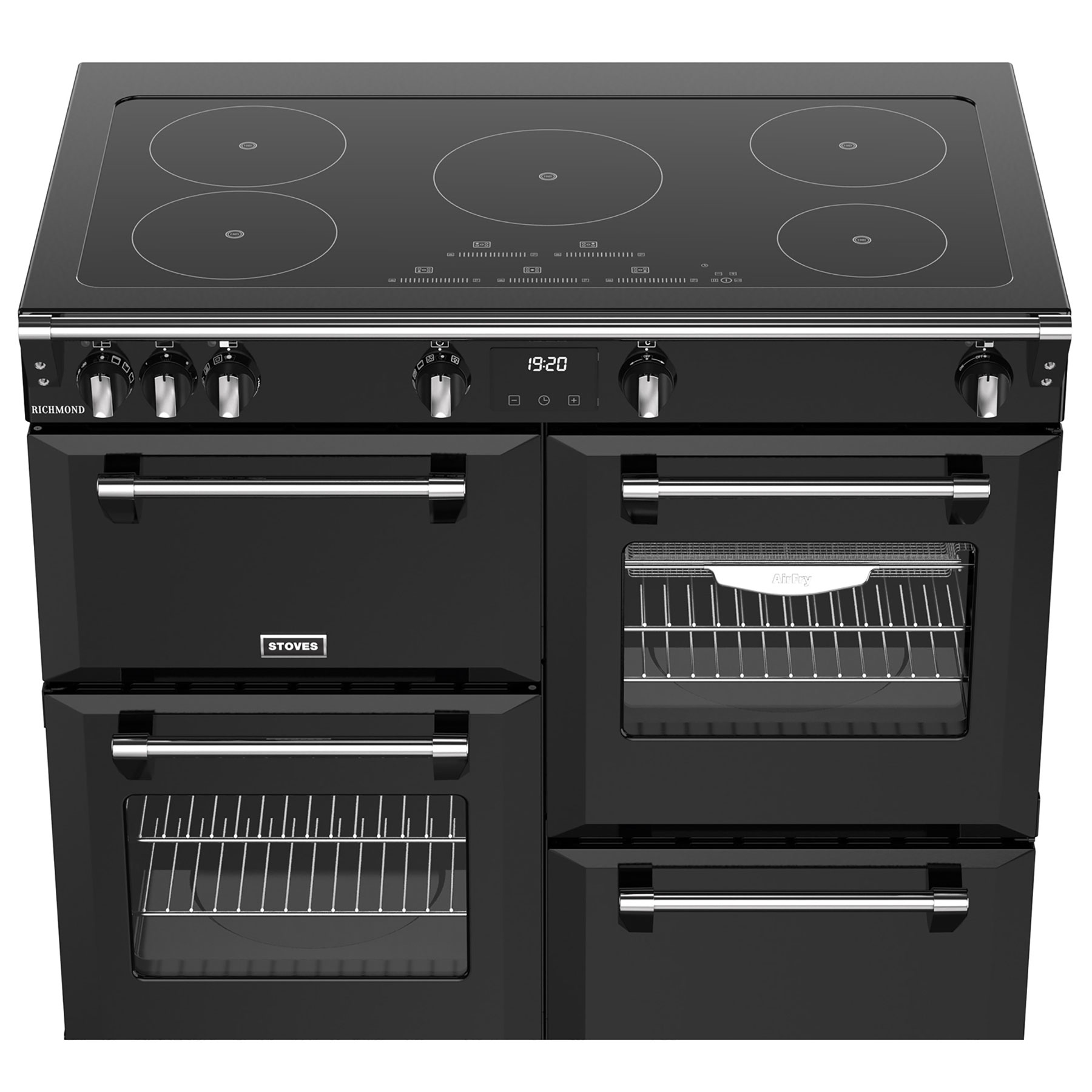 Stoves 444411859 100cm Wide Richmond Induction Range Cooker in Black, photo 5