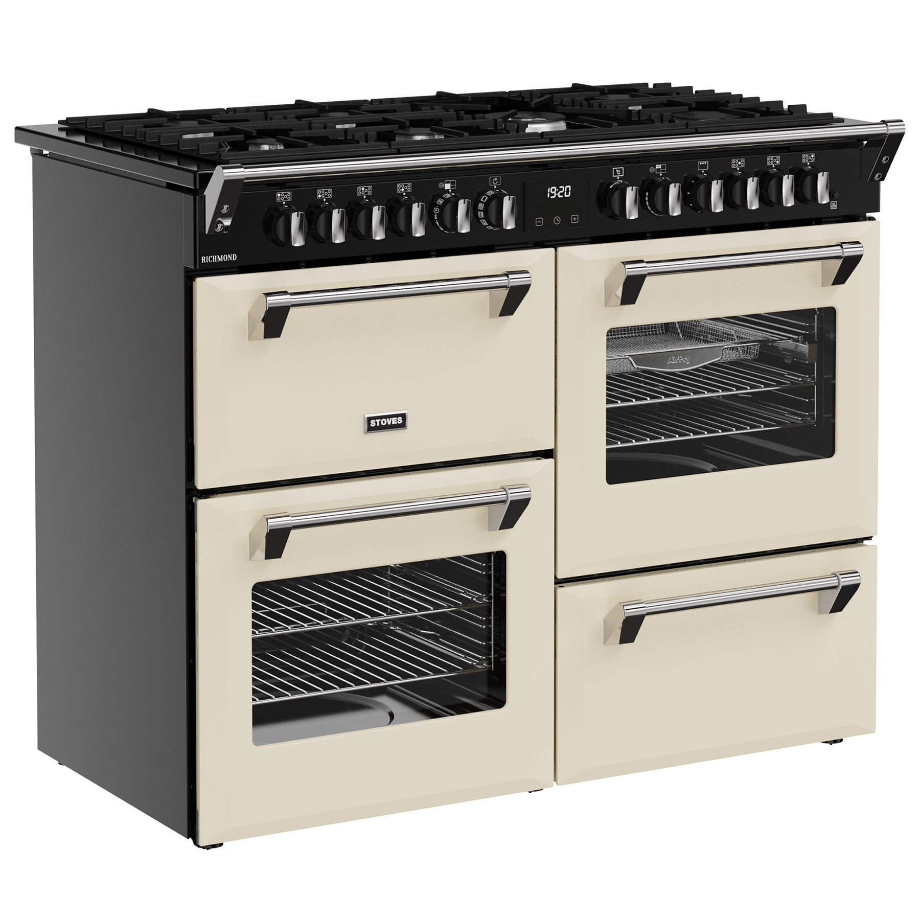 Stoves 444411863 110cm Wide Richmond Dual Fuel Range Cooker in Cream, photo 3
