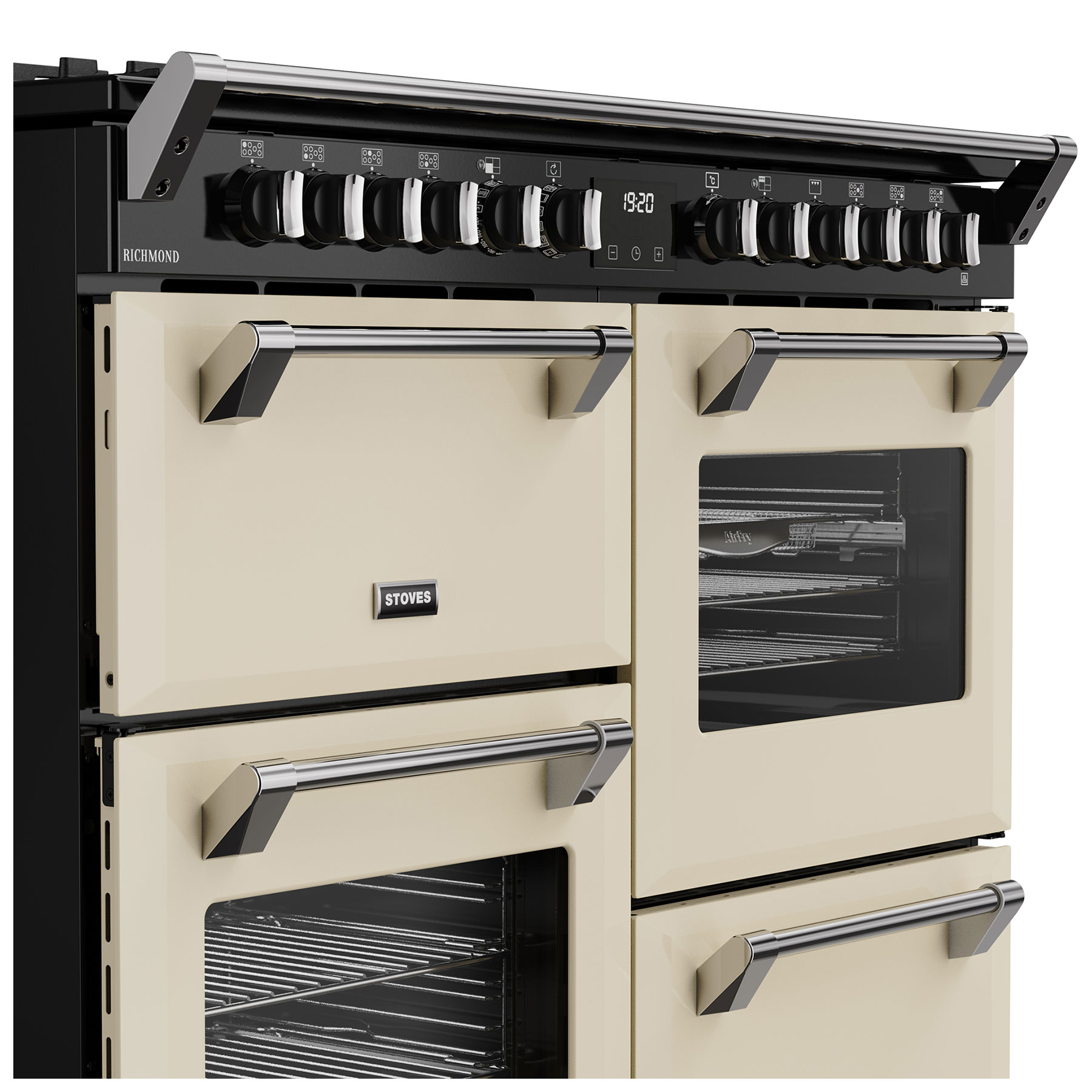 Stoves 444411863 110cm Wide Richmond Dual Fuel Range Cooker in Cream, photo 4