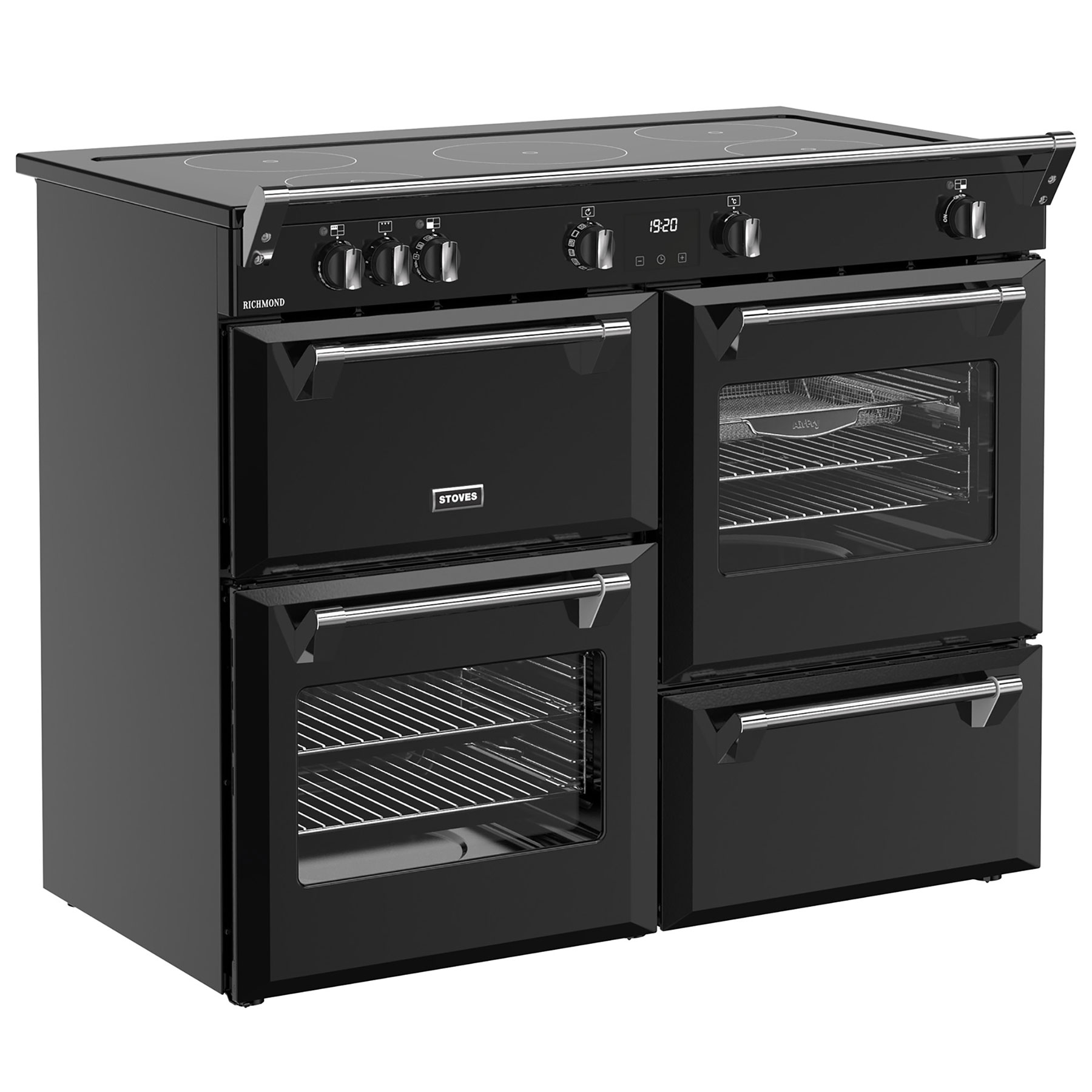Stoves 444411865 110cm Wide Richmond Induction Range Cooker in Black, photo 3