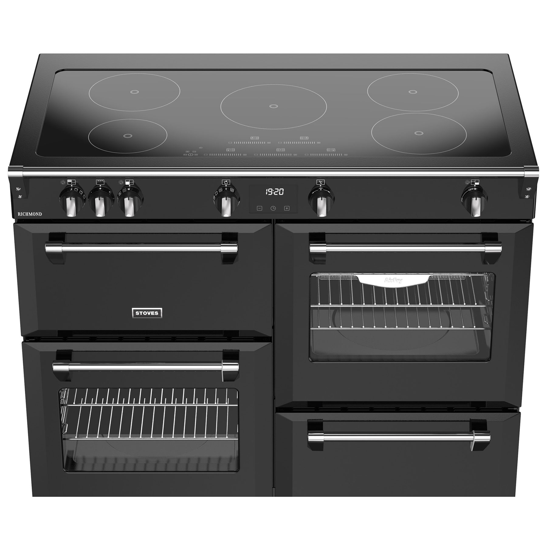 Stoves 444411865 110cm Wide Richmond Induction Range Cooker in Black, photo 5