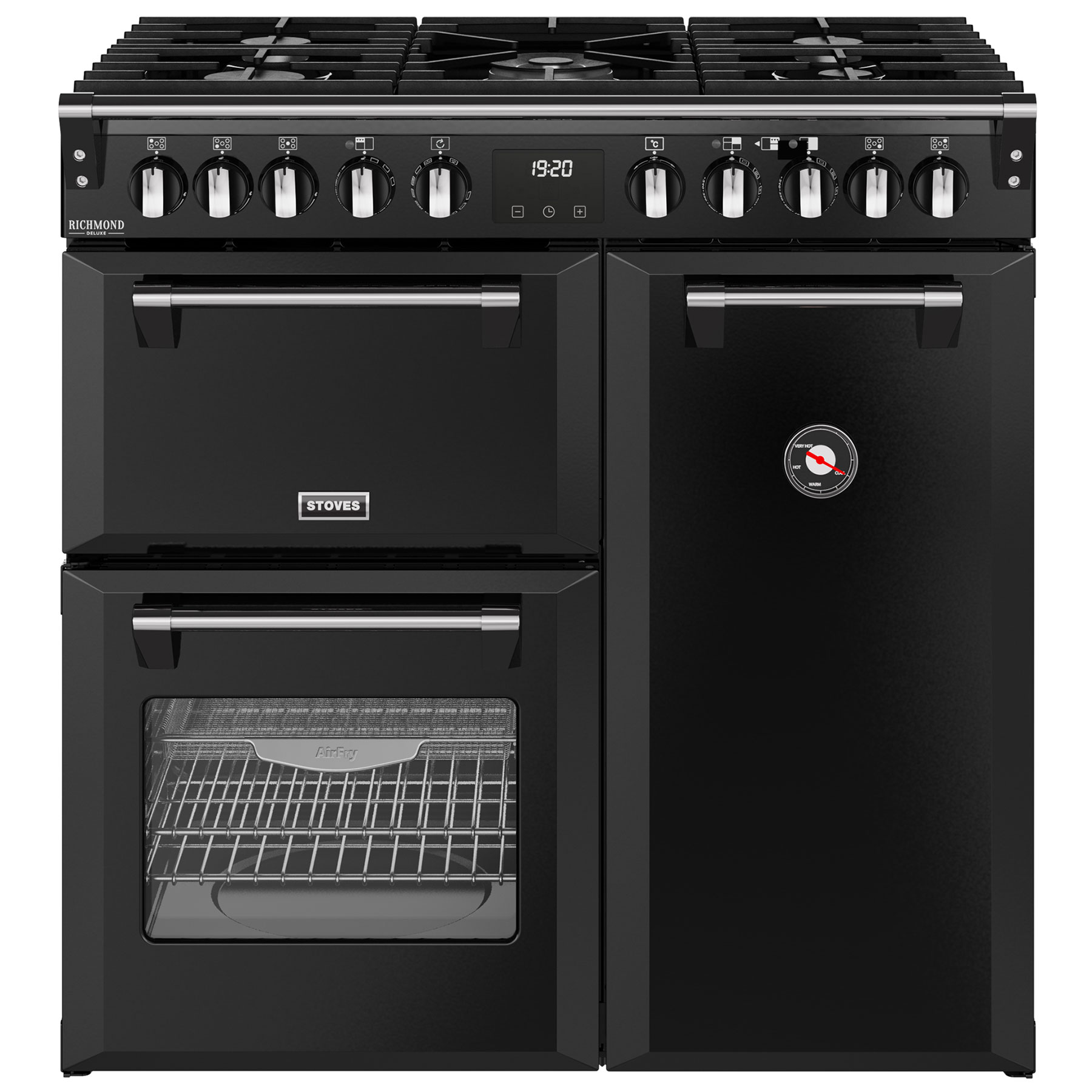 Image of Stoves 444411867 90cm Wide Richmond Deluxe Dual Fuel Range Cooker in B