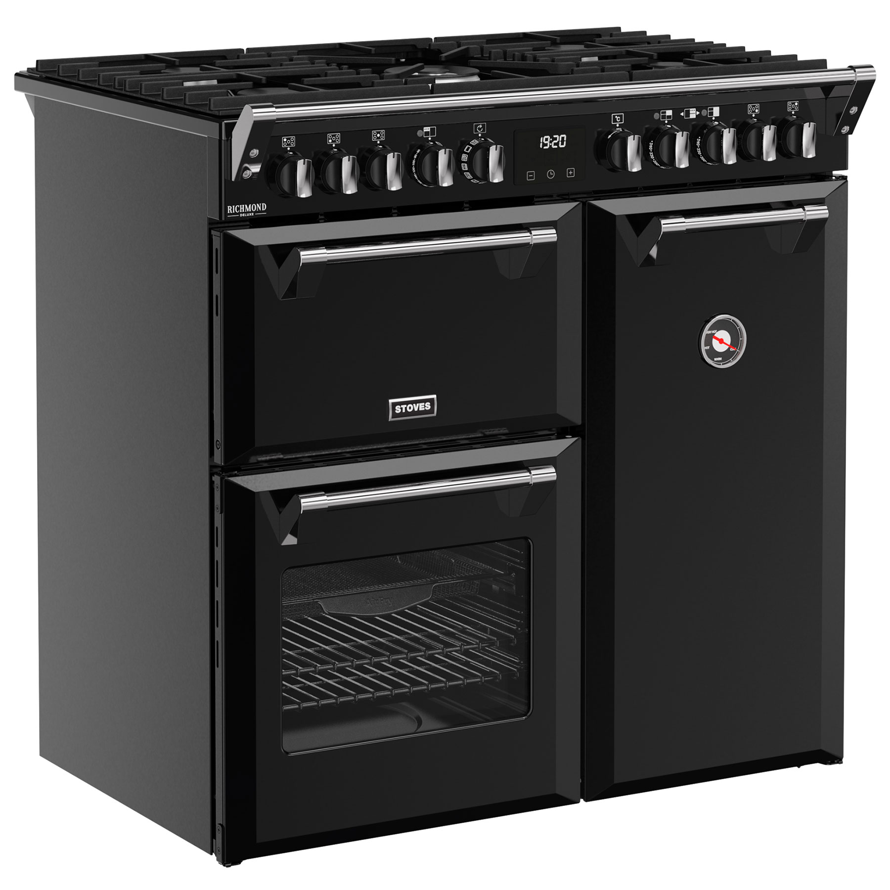 Stoves 444411867 90cm Wide Richmond Deluxe Dual Fuel Range Cooker in B, photo 3