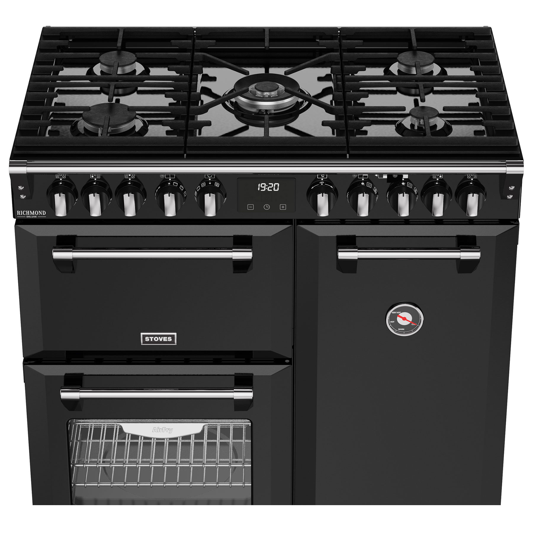 Stoves 444411867 90cm Wide Richmond Deluxe Dual Fuel Range Cooker in B, photo 5