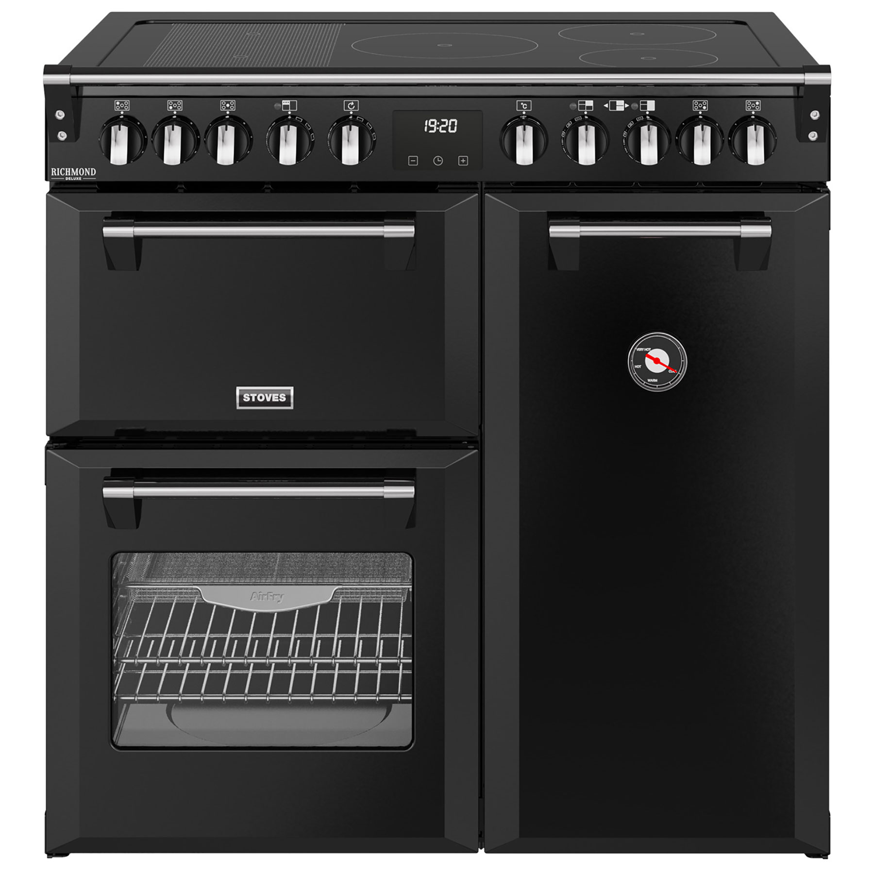 Image of Stoves 444411869 90cm Wide Richmond Deluxe Induction Range Cooker in B