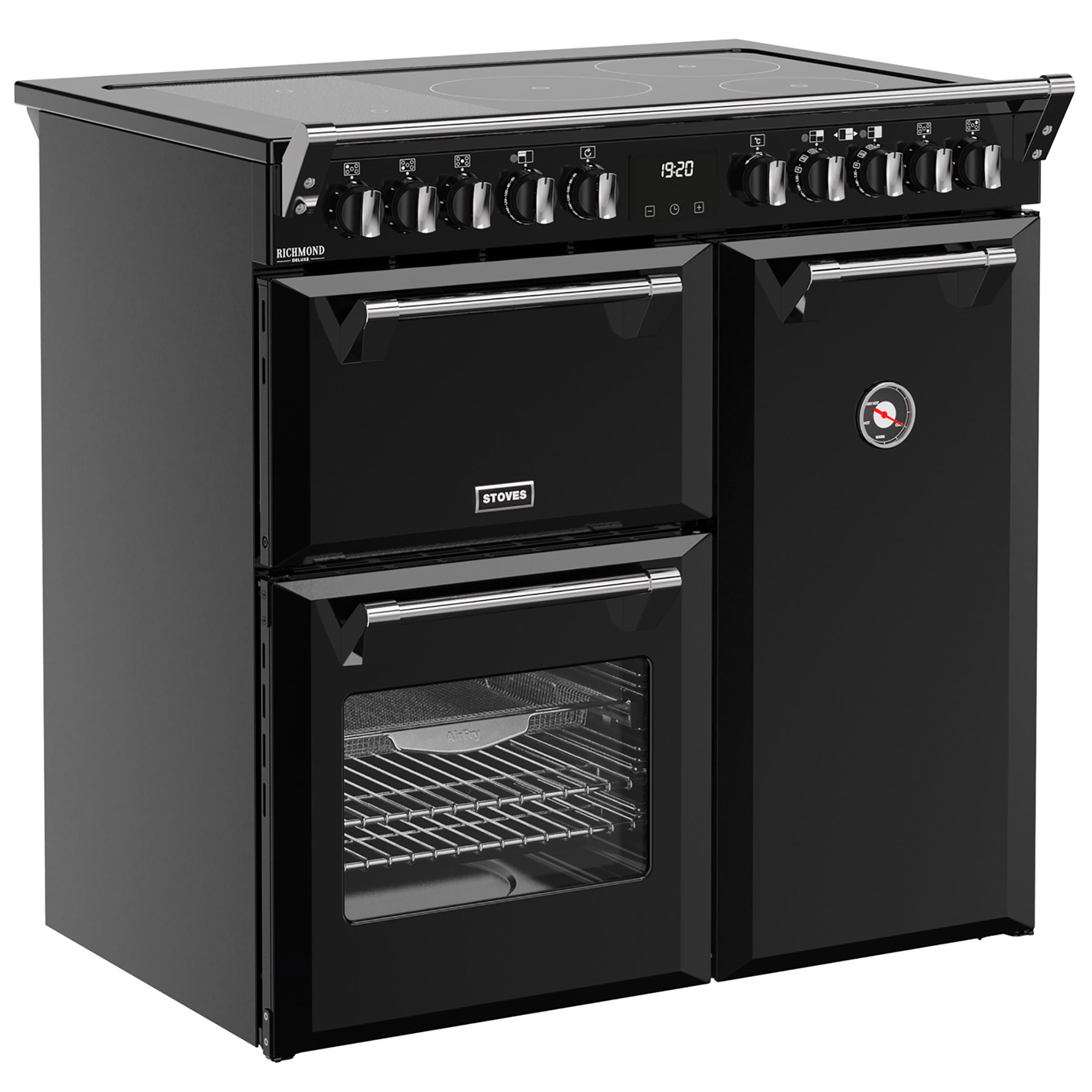Stoves 444411869 90cm Wide Richmond Deluxe Induction Range Cooker in B, photo 3