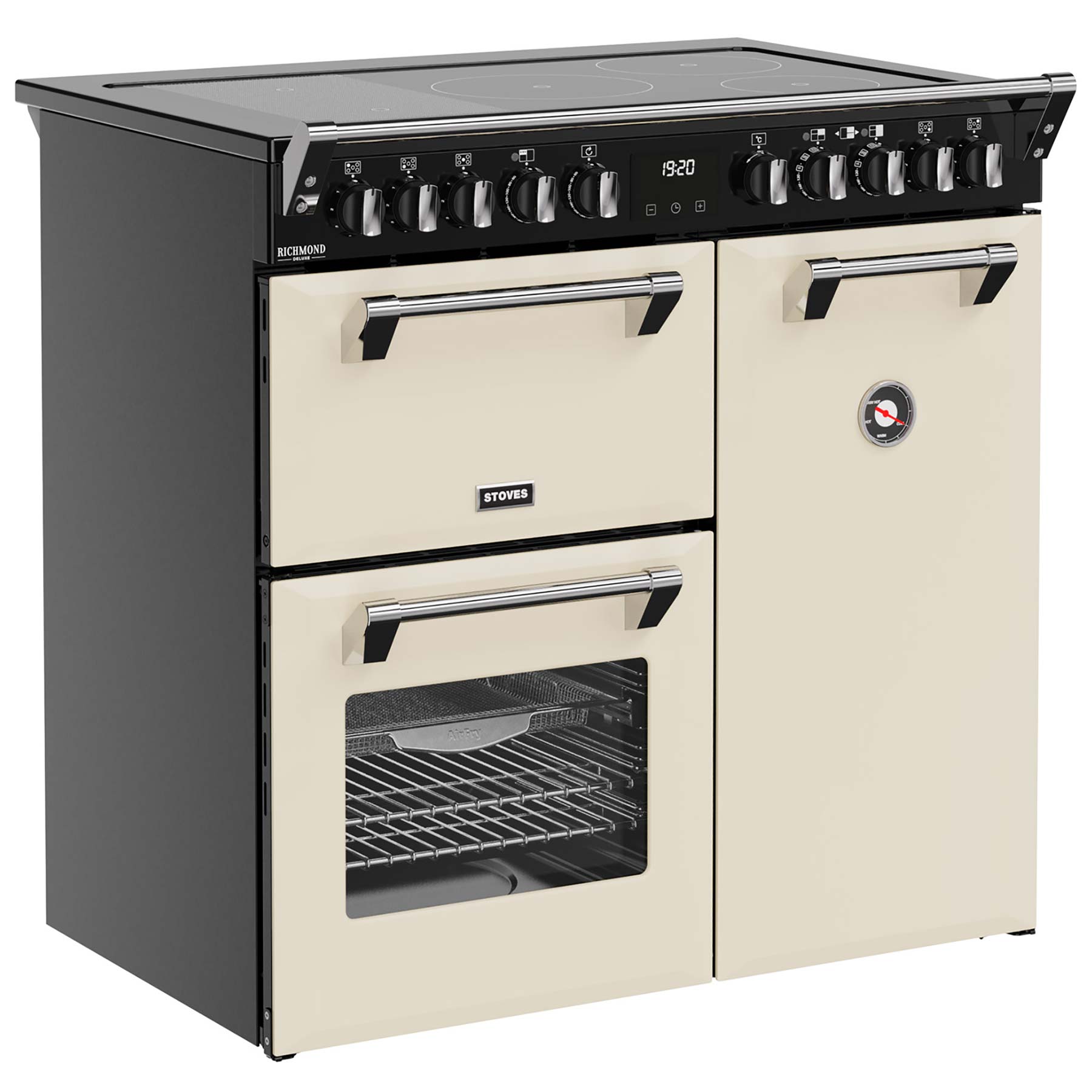 Stoves 444411870 90cm Wide Richmond Deluxe Induction Range Cooker in C, photo 3
