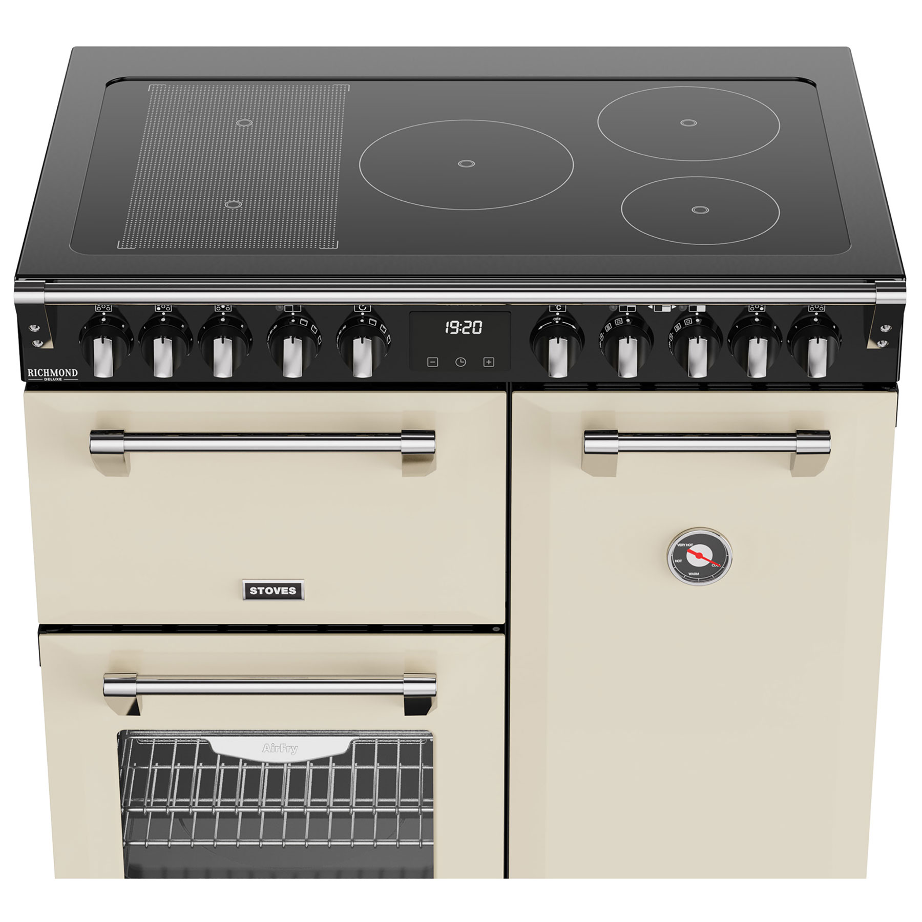Stoves 444411870 90cm Wide Richmond Deluxe Induction Range Cooker in C, photo 5