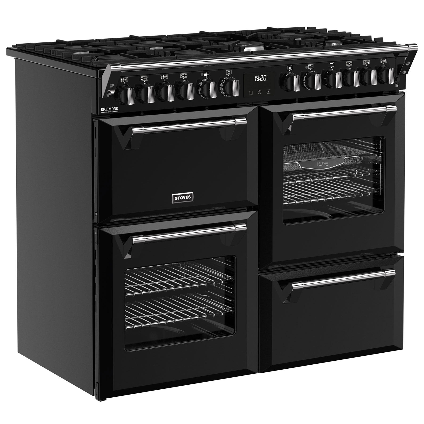 Stoves 444411871 100cm Wide Richmond Deluxe Dual Fuel Range Cooker in, photo 3