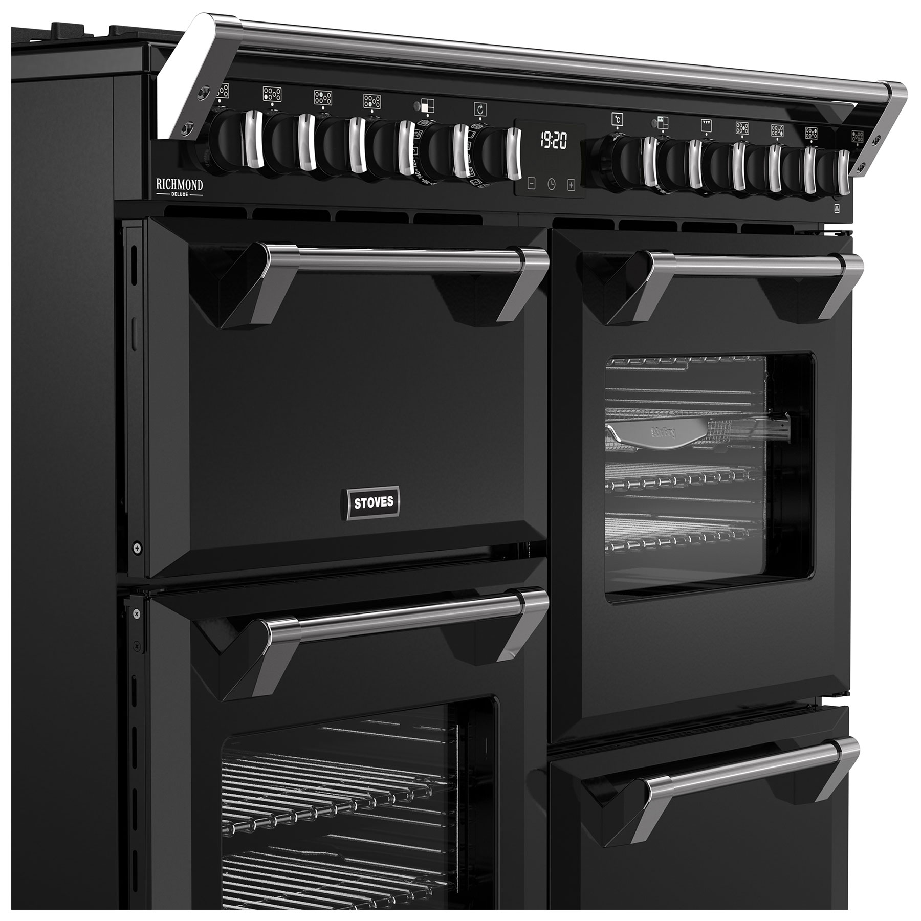 Stoves 444411871 100cm Wide Richmond Deluxe Dual Fuel Range Cooker in, photo 4