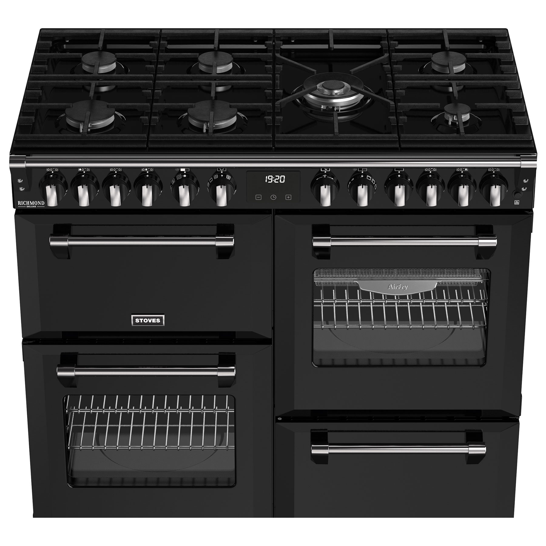 Stoves 444411871 100cm Wide Richmond Deluxe Dual Fuel Range Cooker in, photo 5