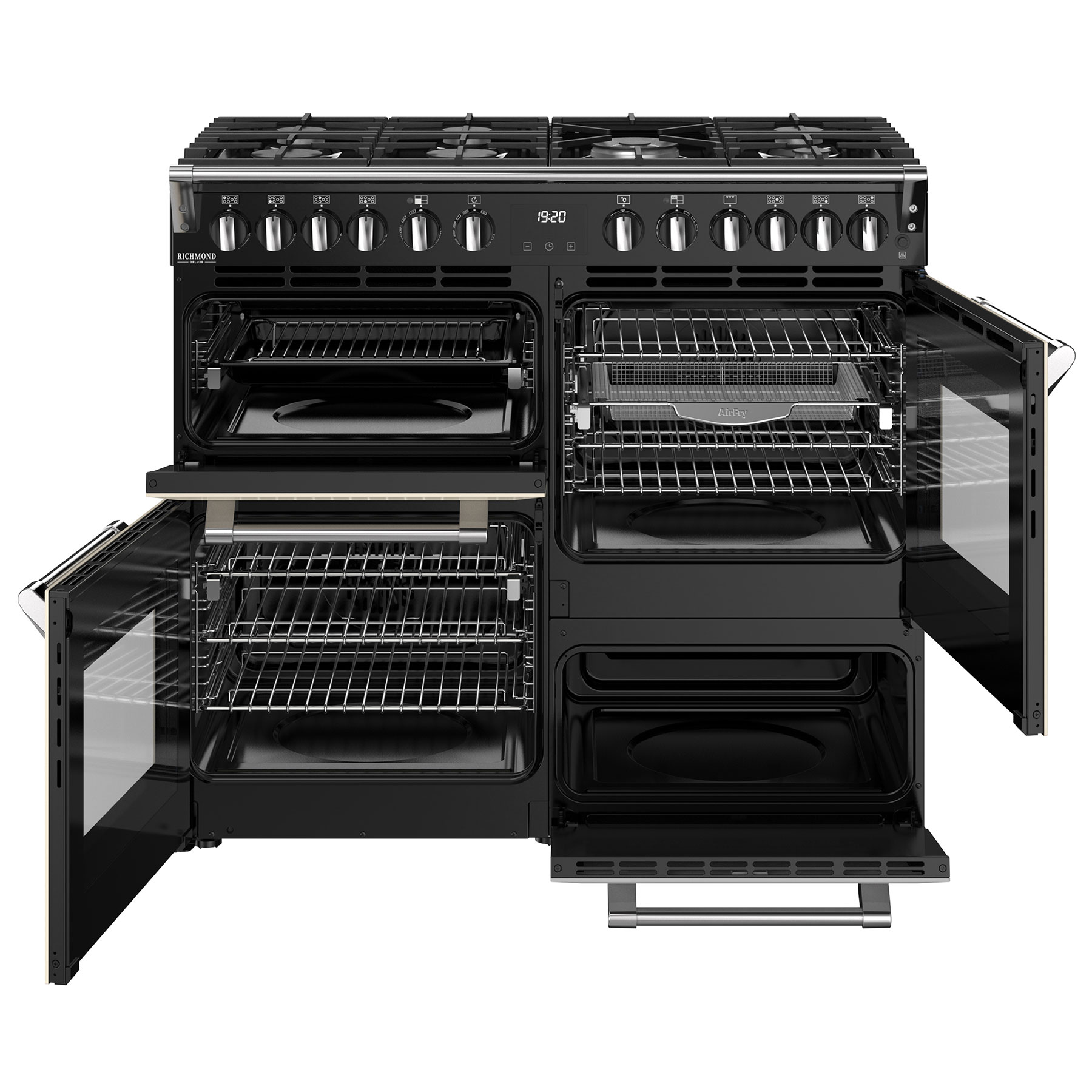 Stoves 444411872 100cm Wide Richmond Deluxe Dual Fuel Range Cooker in, photo 2