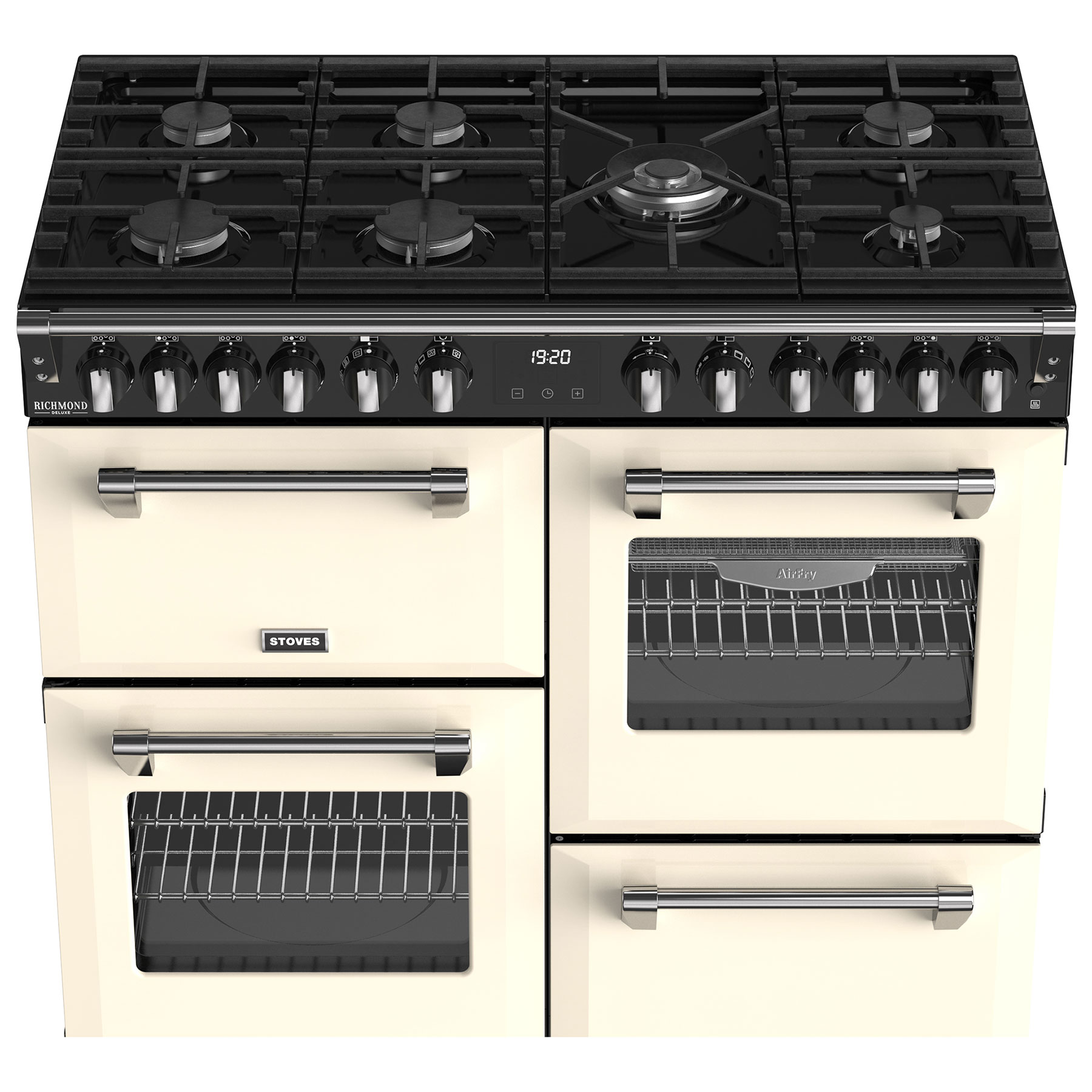 Stoves 444411872 100cm Wide Richmond Deluxe Dual Fuel Range Cooker in, photo 5