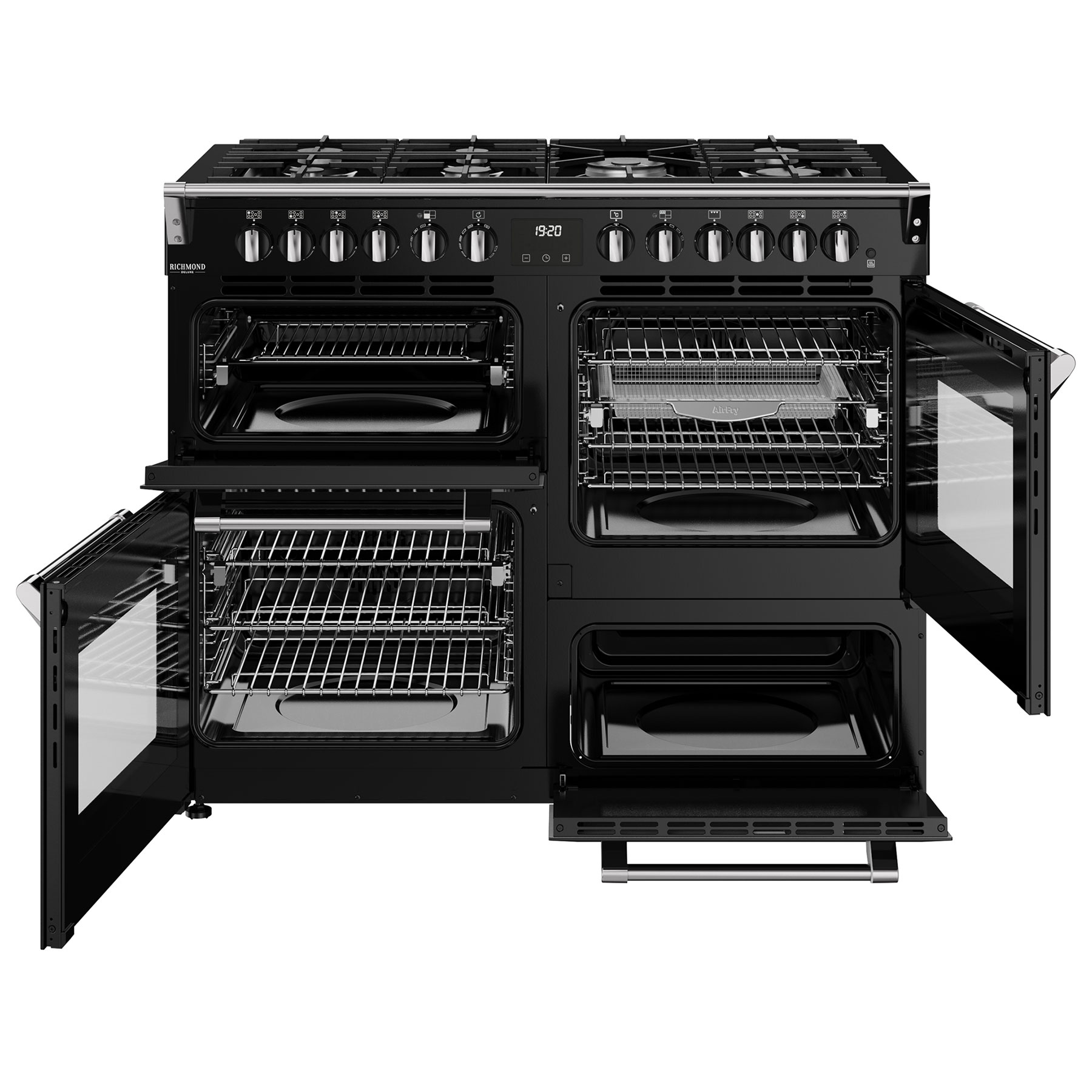 Stoves 444411876 110cm Wide Richmond Deluxe Dual Fuel Range Cooker in, photo 2