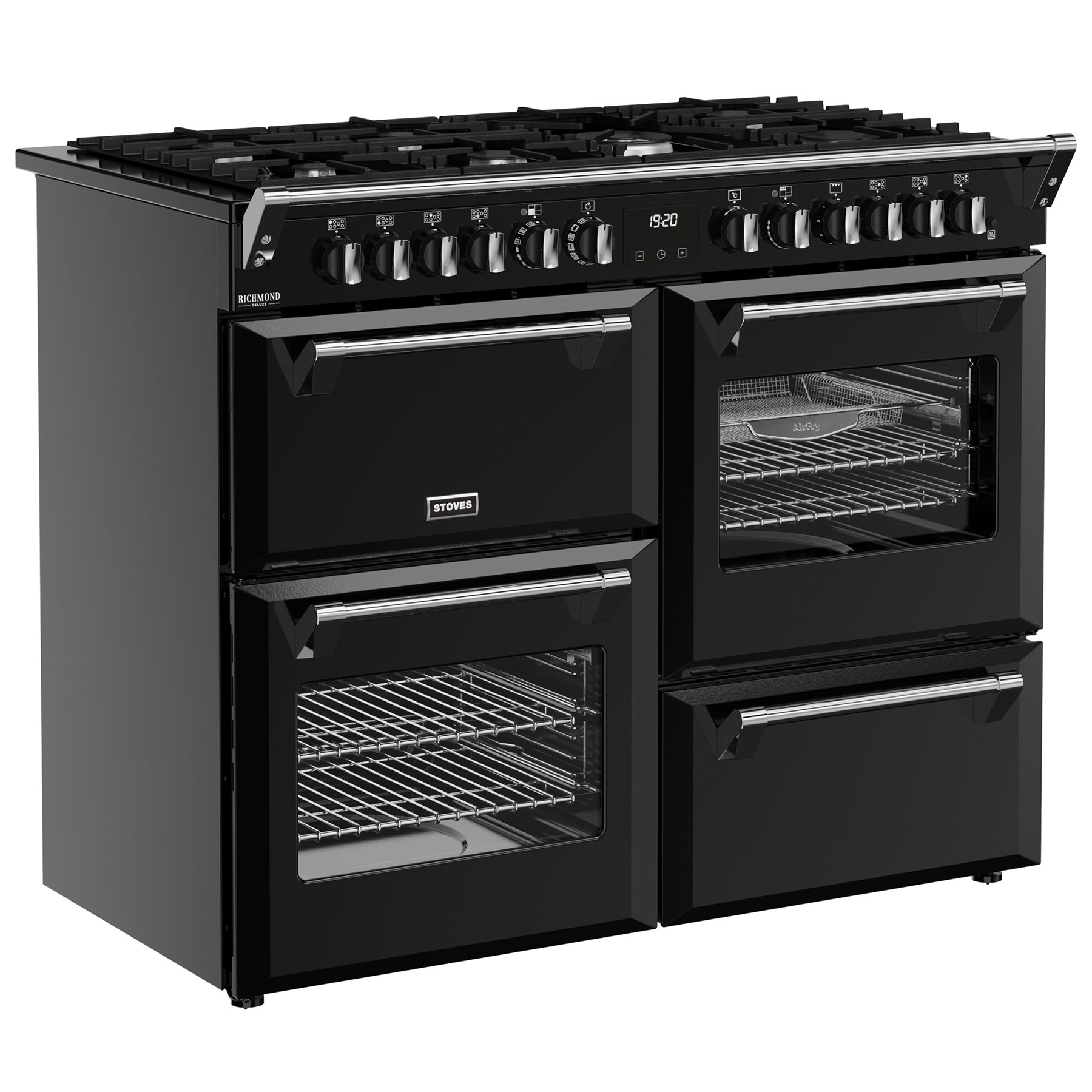 Stoves 444411876 110cm Wide Richmond Deluxe Dual Fuel Range Cooker in, photo 3